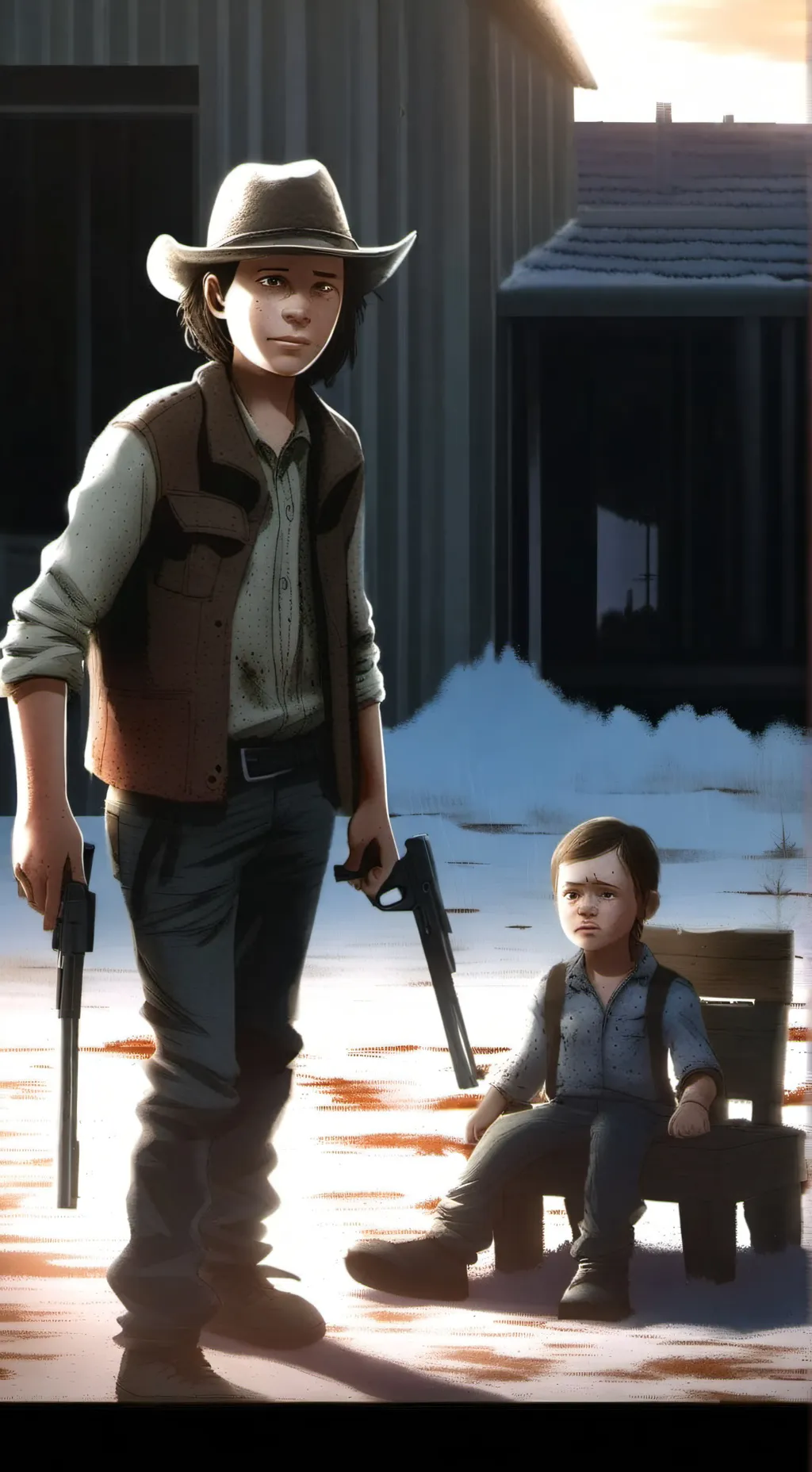 ai character: twd background