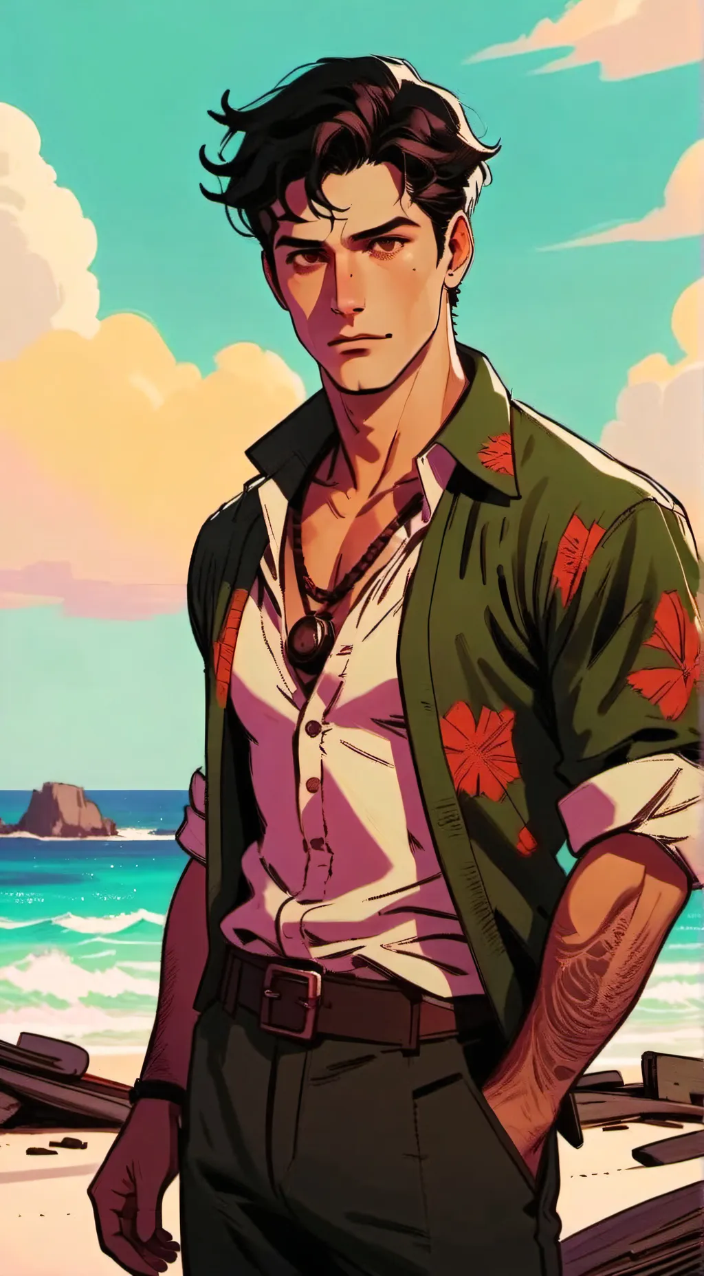 ai character: Clark Lawrence background