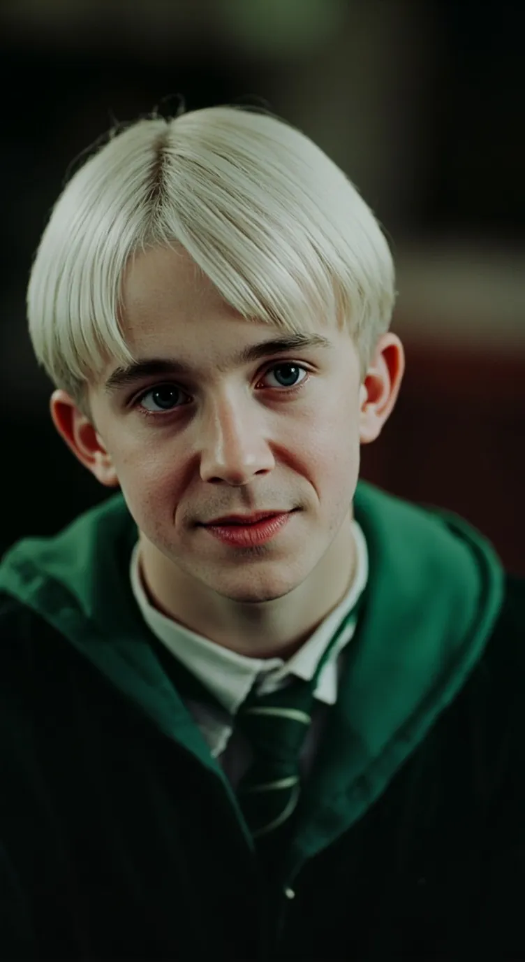 ai character: draco Malfoy 🍏🤣 background