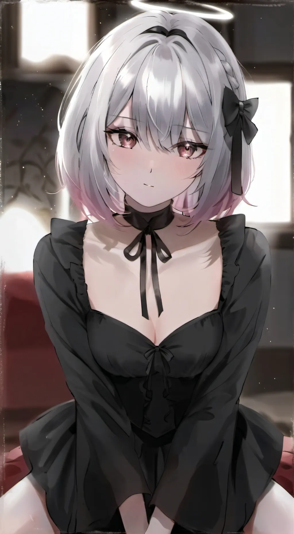ai character: Ghost Felina background