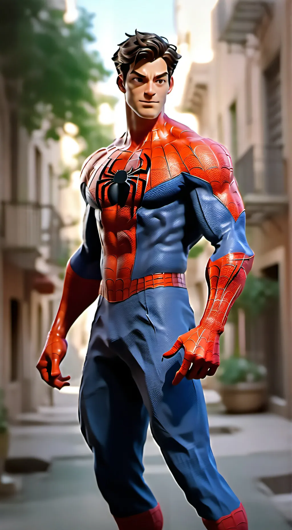 ai character: Spider-Man background