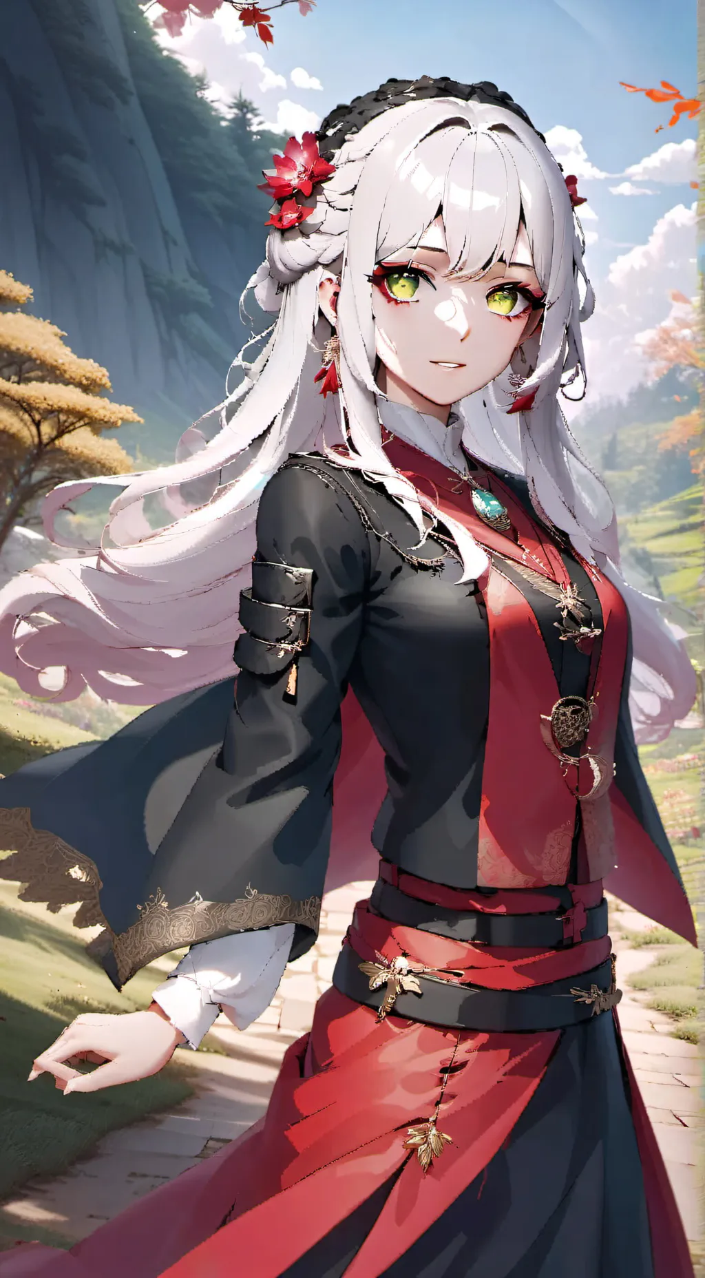 ai character: luna background