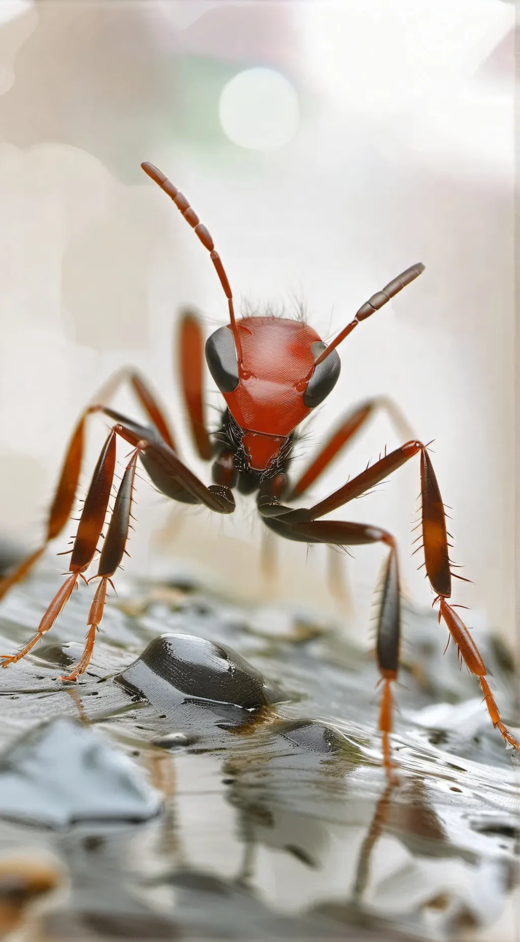 ai character: with a snake  background