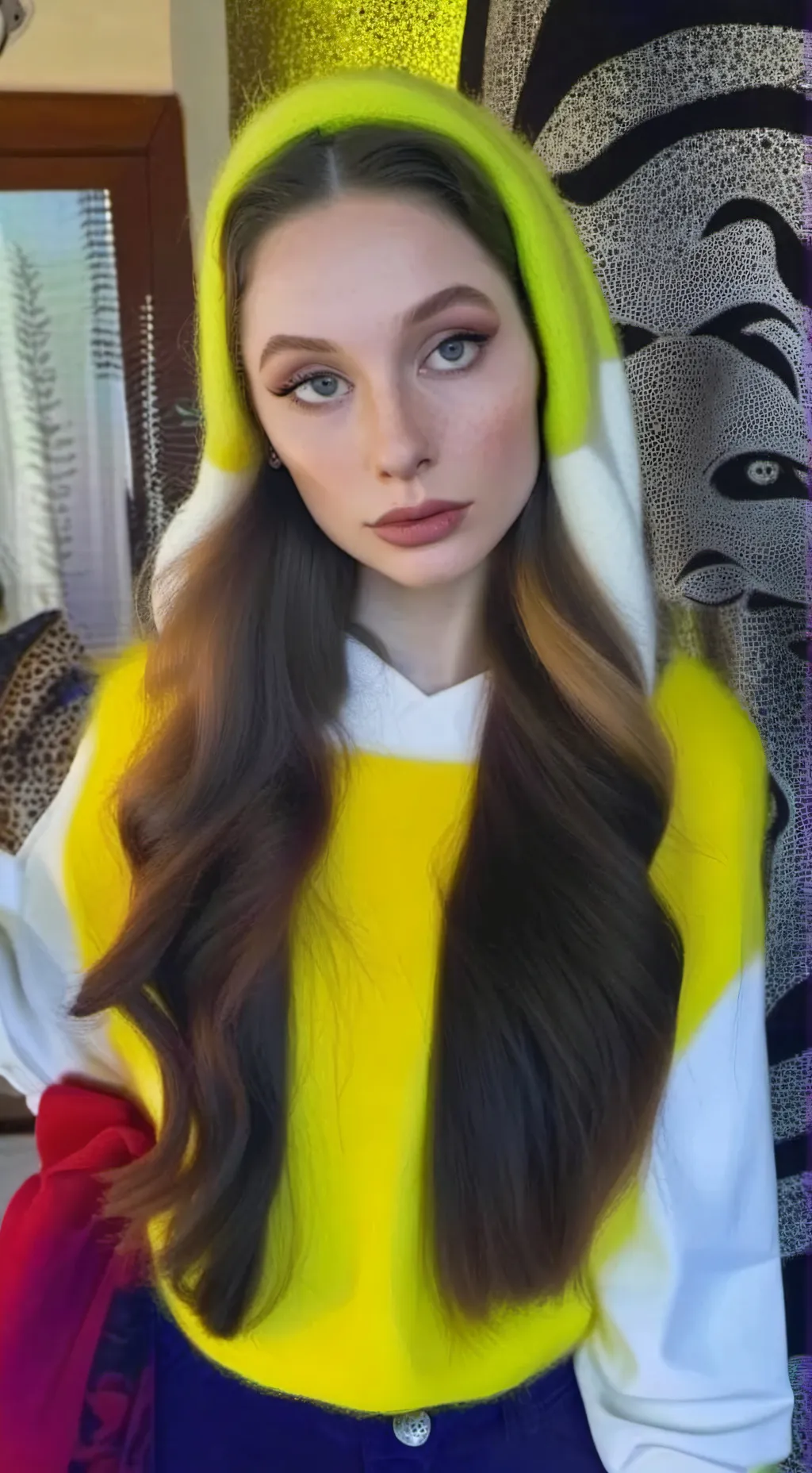 ai character: ная брайс  background