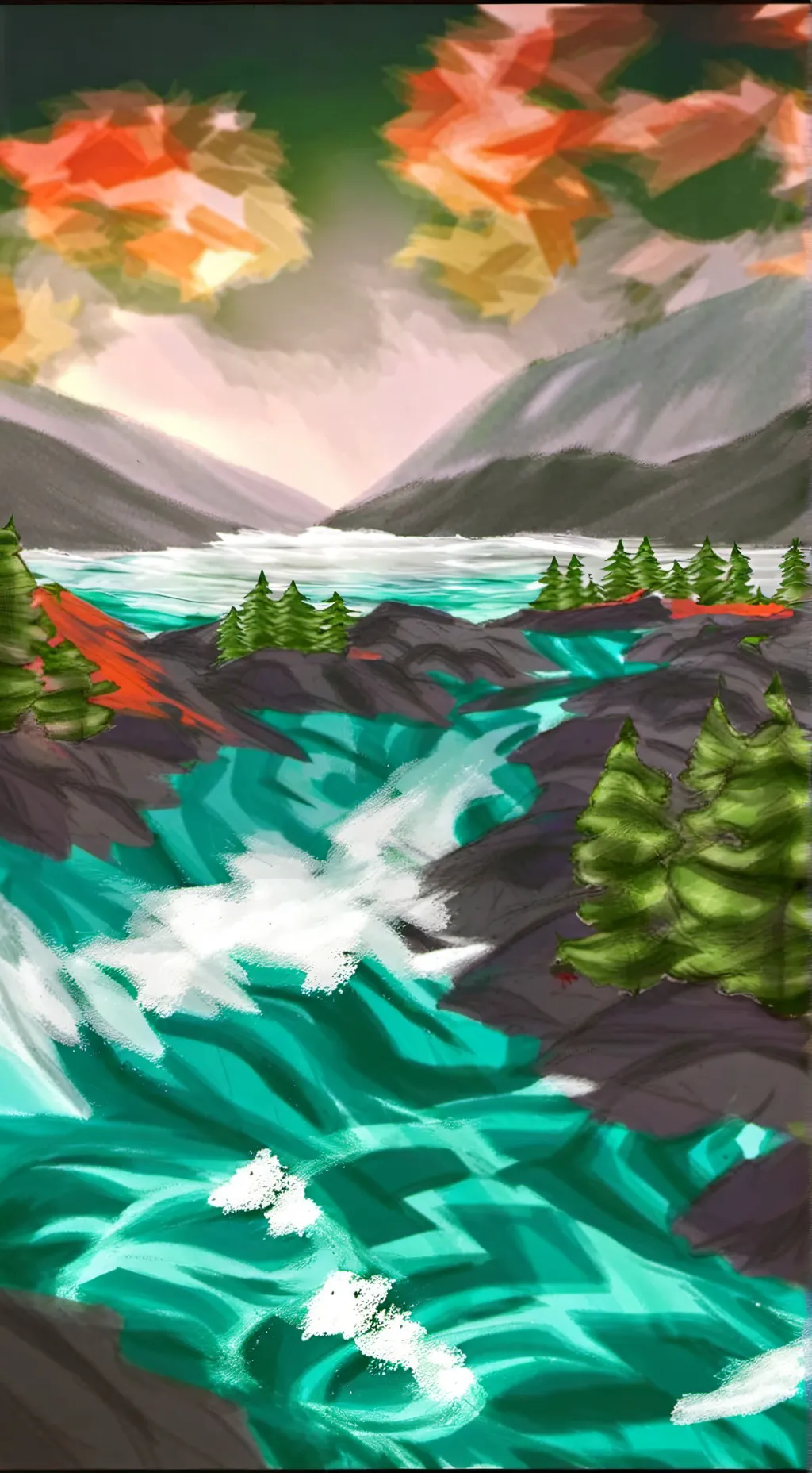 ai character: sprunki x fisch background