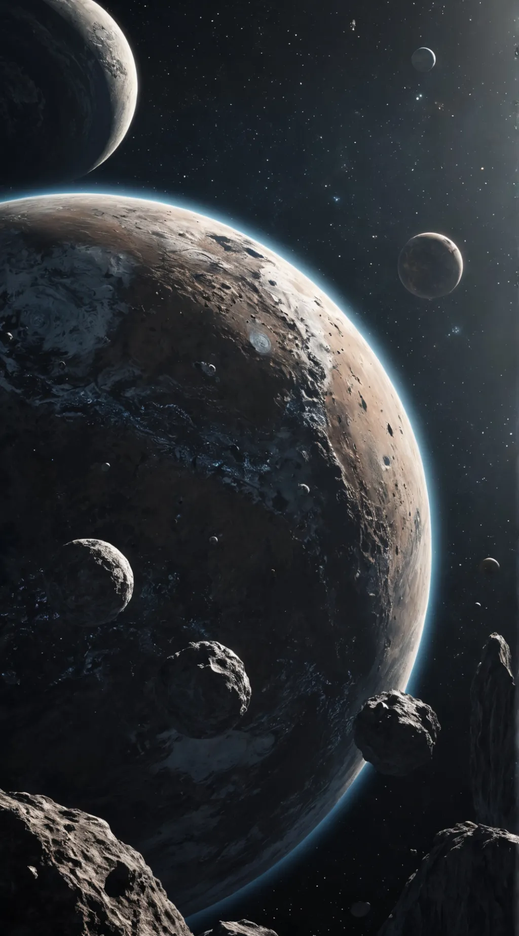 ai character: Moon Colony background
