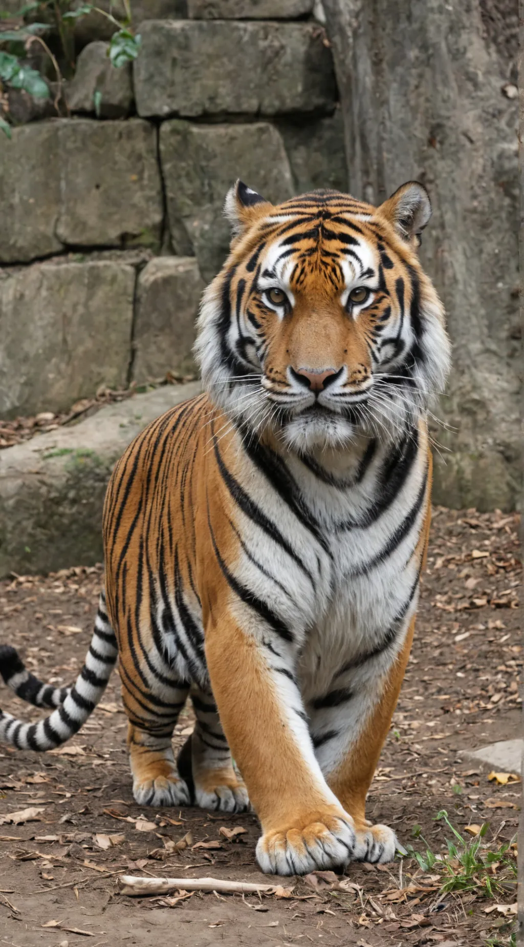 ai character: Angry Tiger background