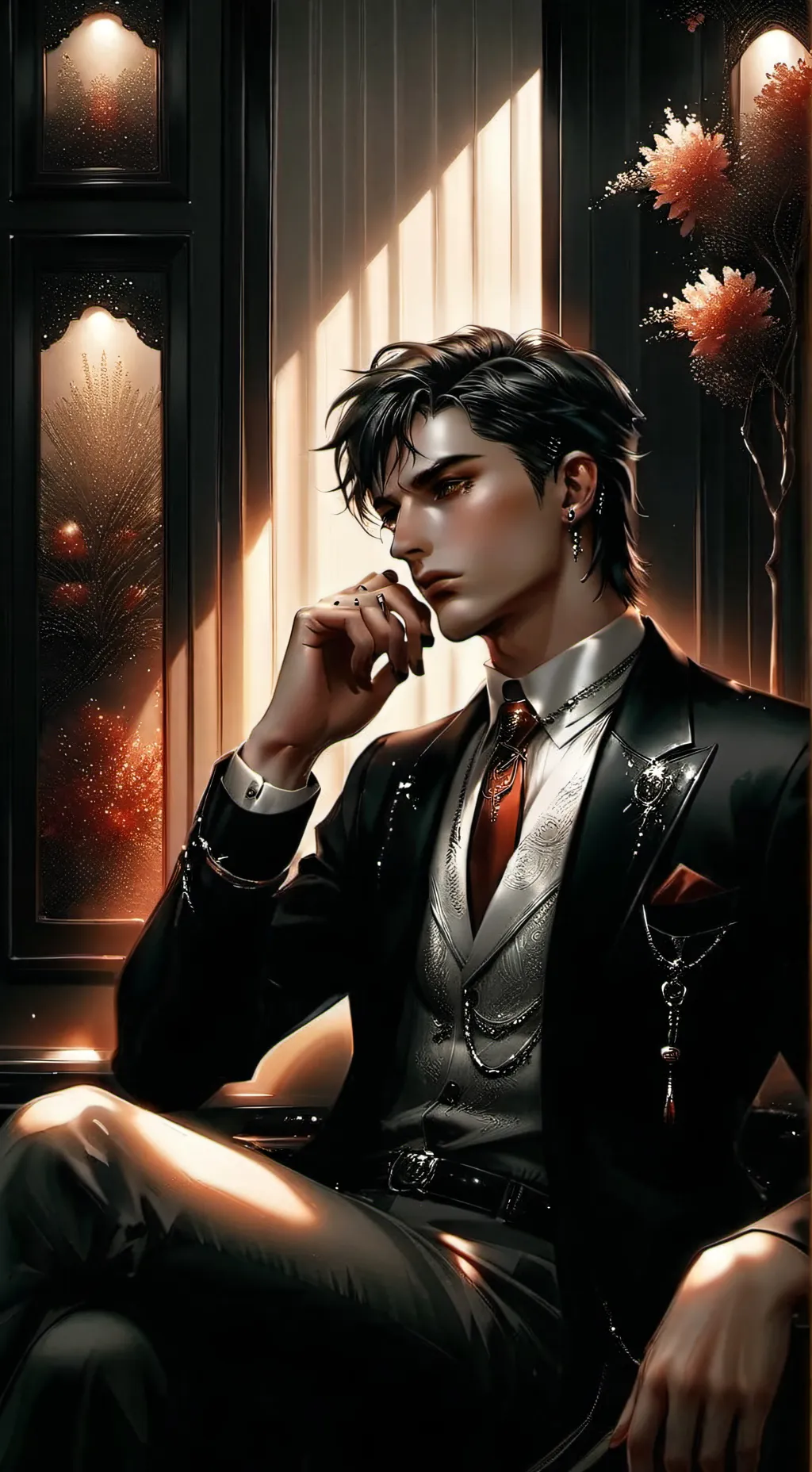 ai character: Nick. background