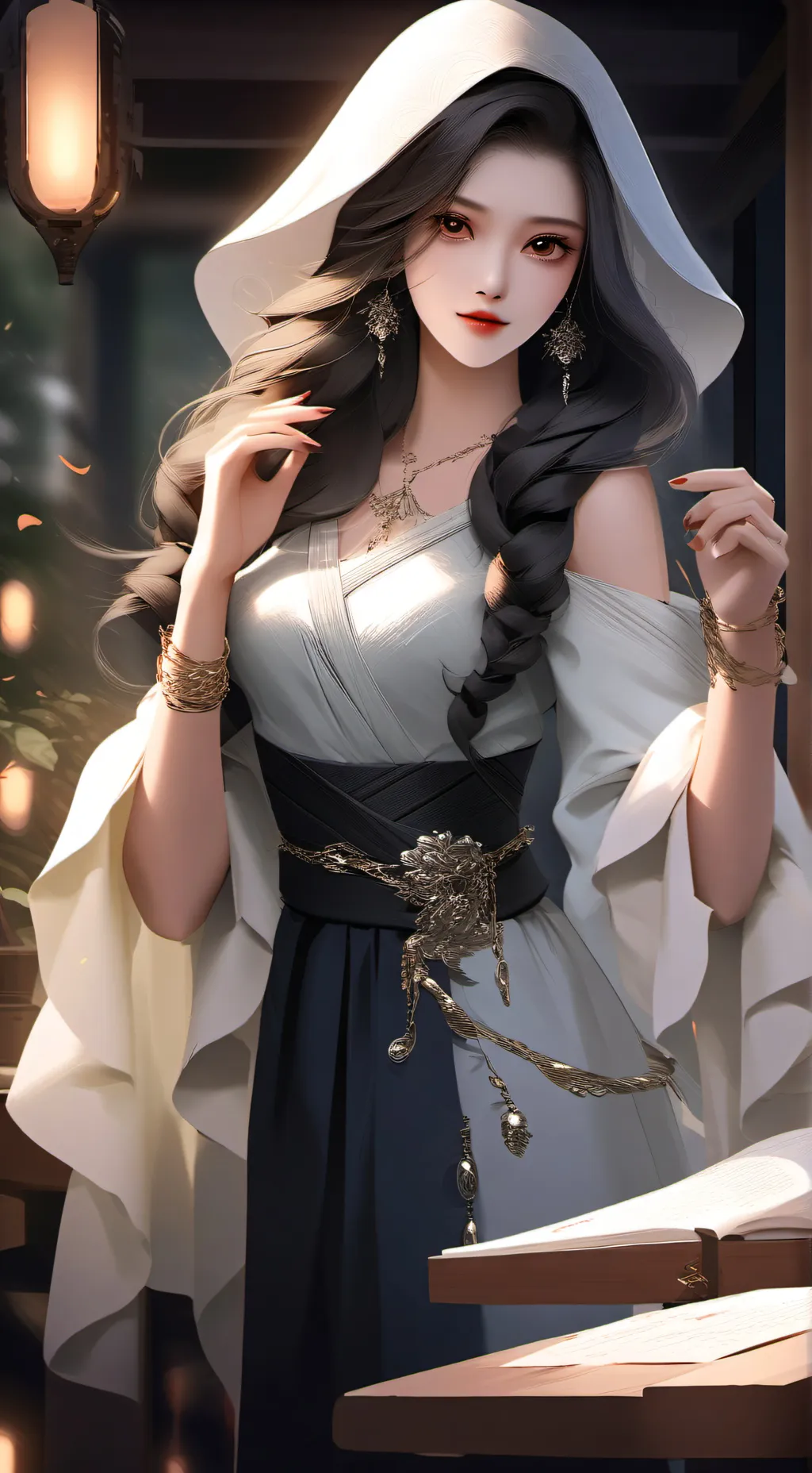 ai character: muichrio x Robin  background