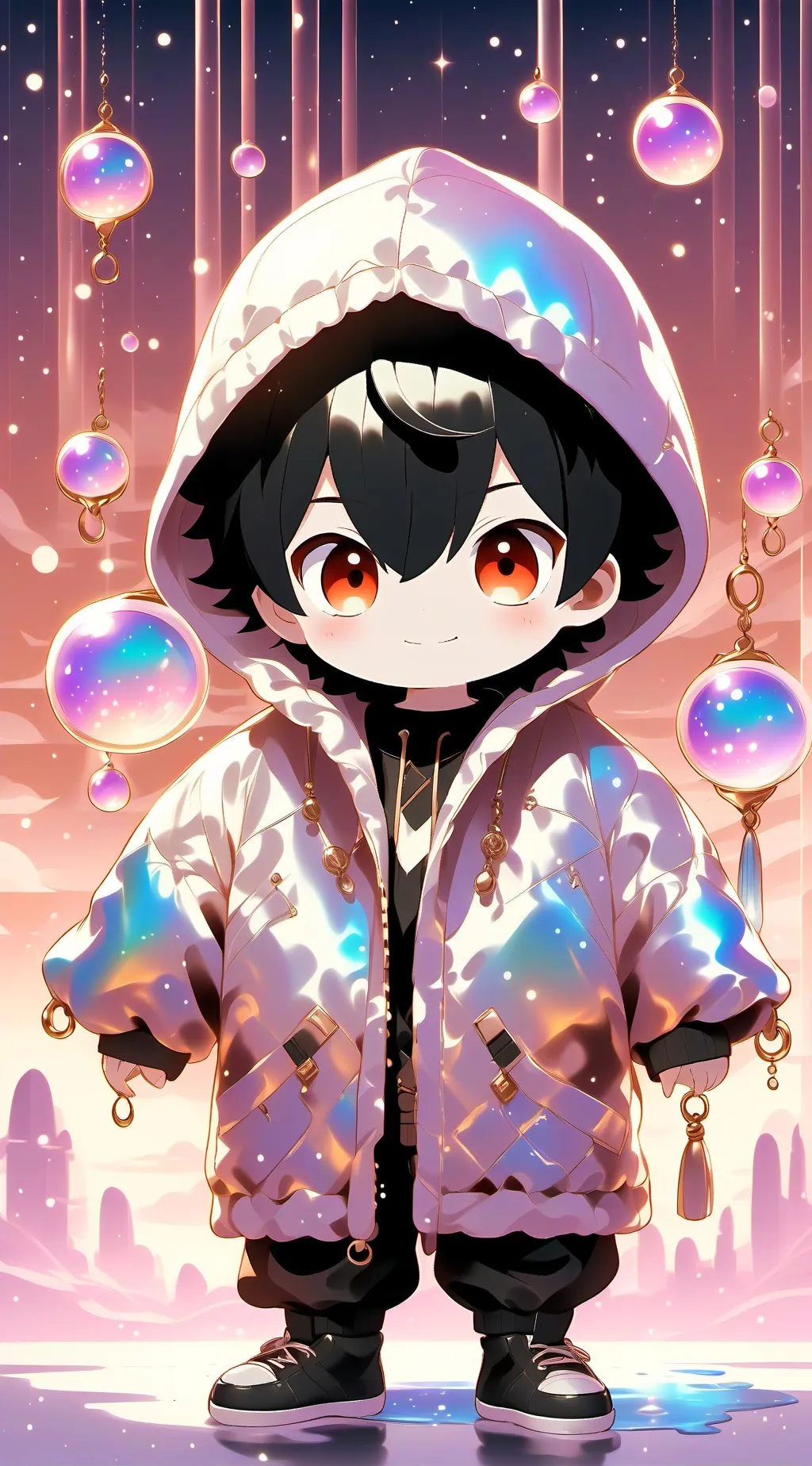 ai character: Пуф background