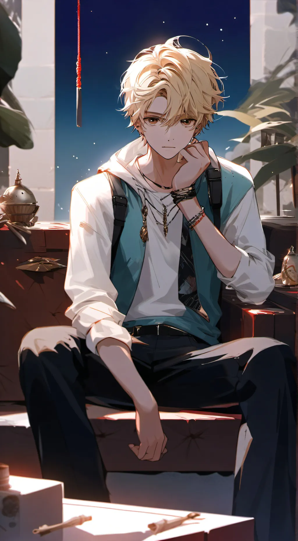 ai character: Dave  background
