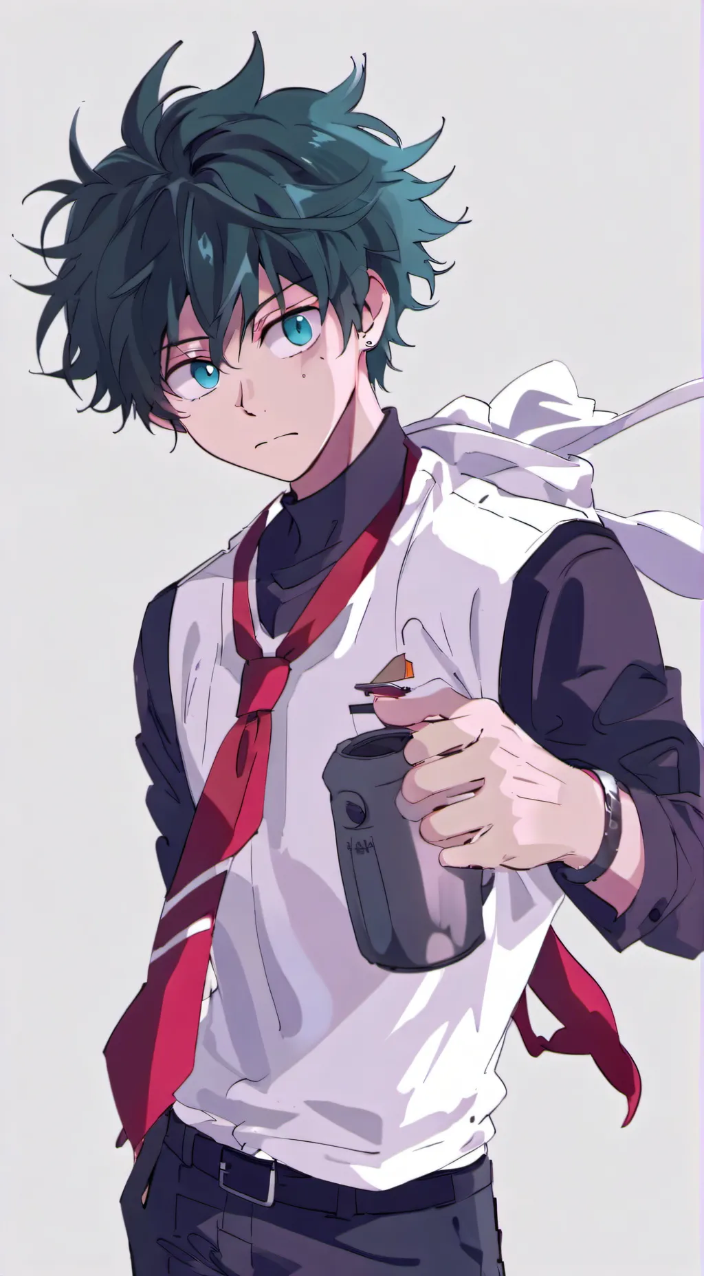 ai character: Izuku Midoria background