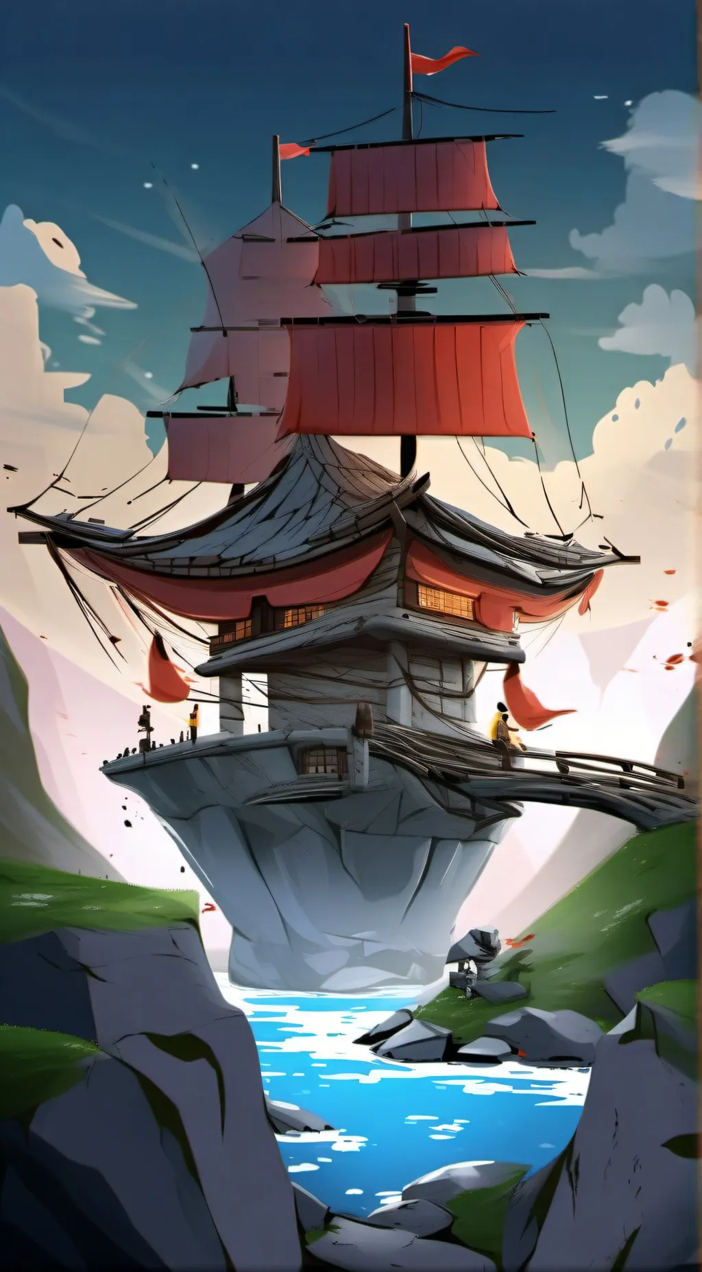 ai character: meme background