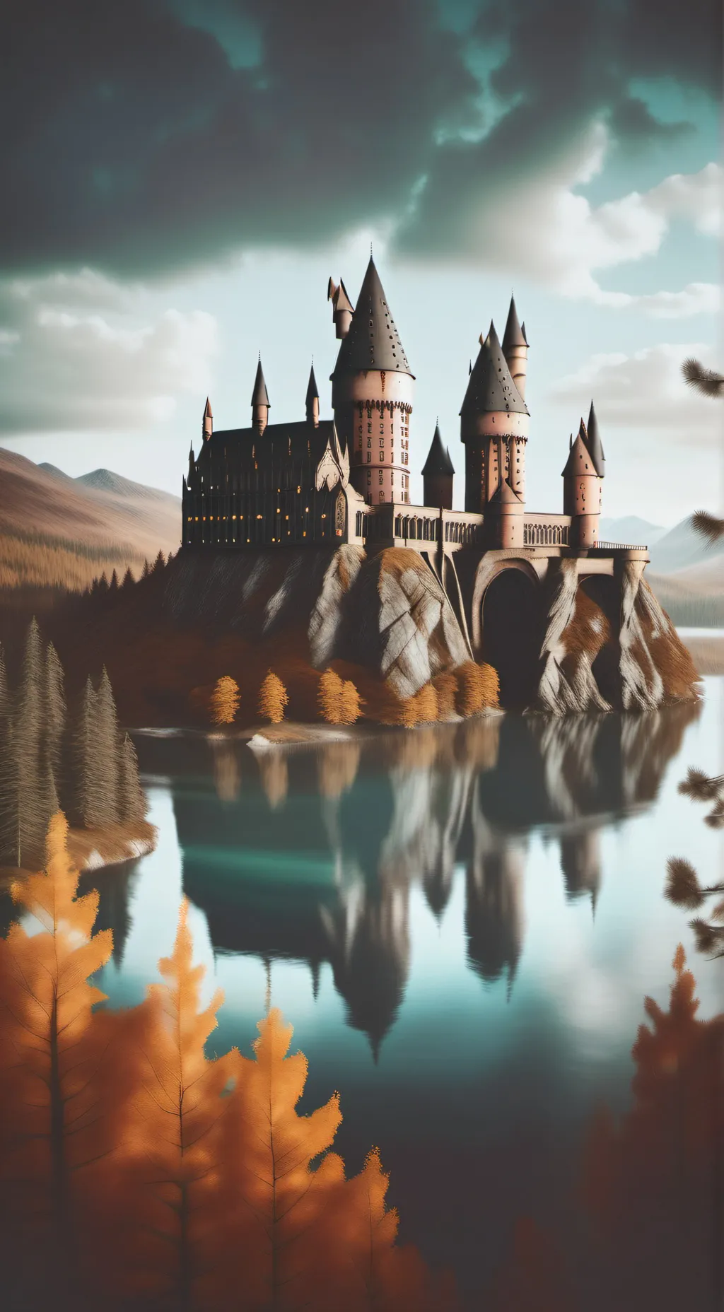 ai character: Hogwarts  background