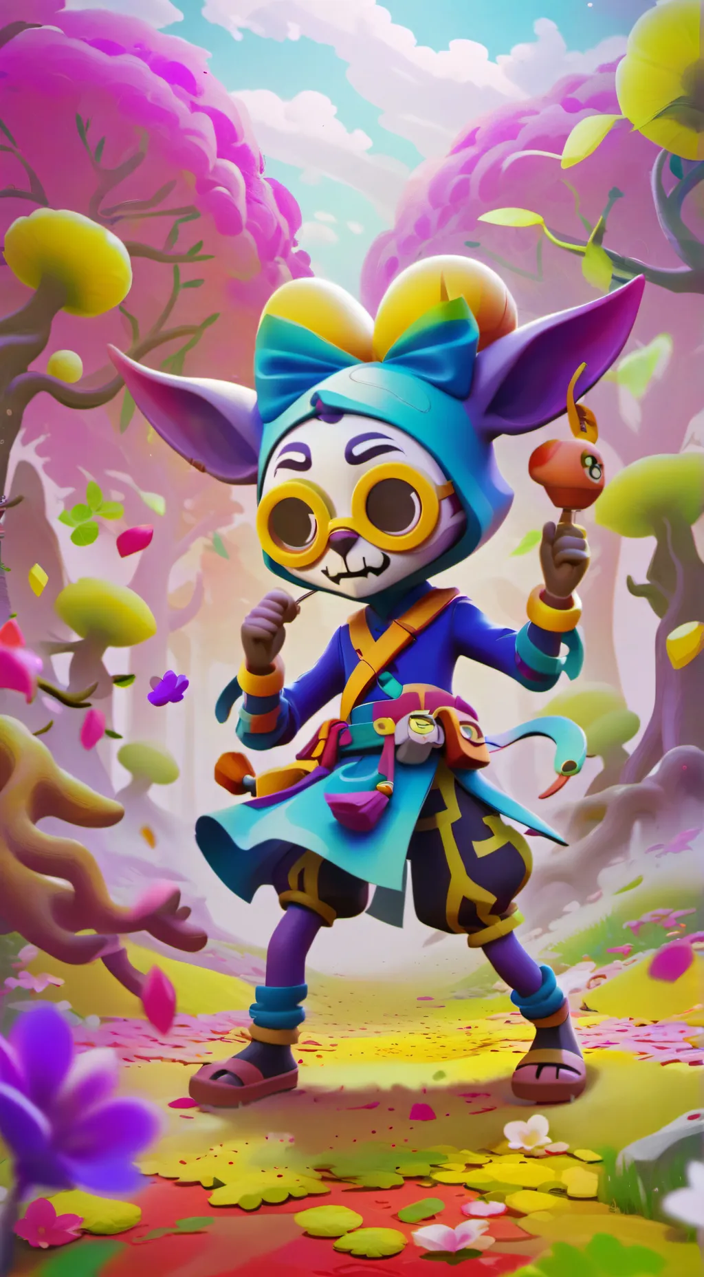 ai character: brawl stars  background
