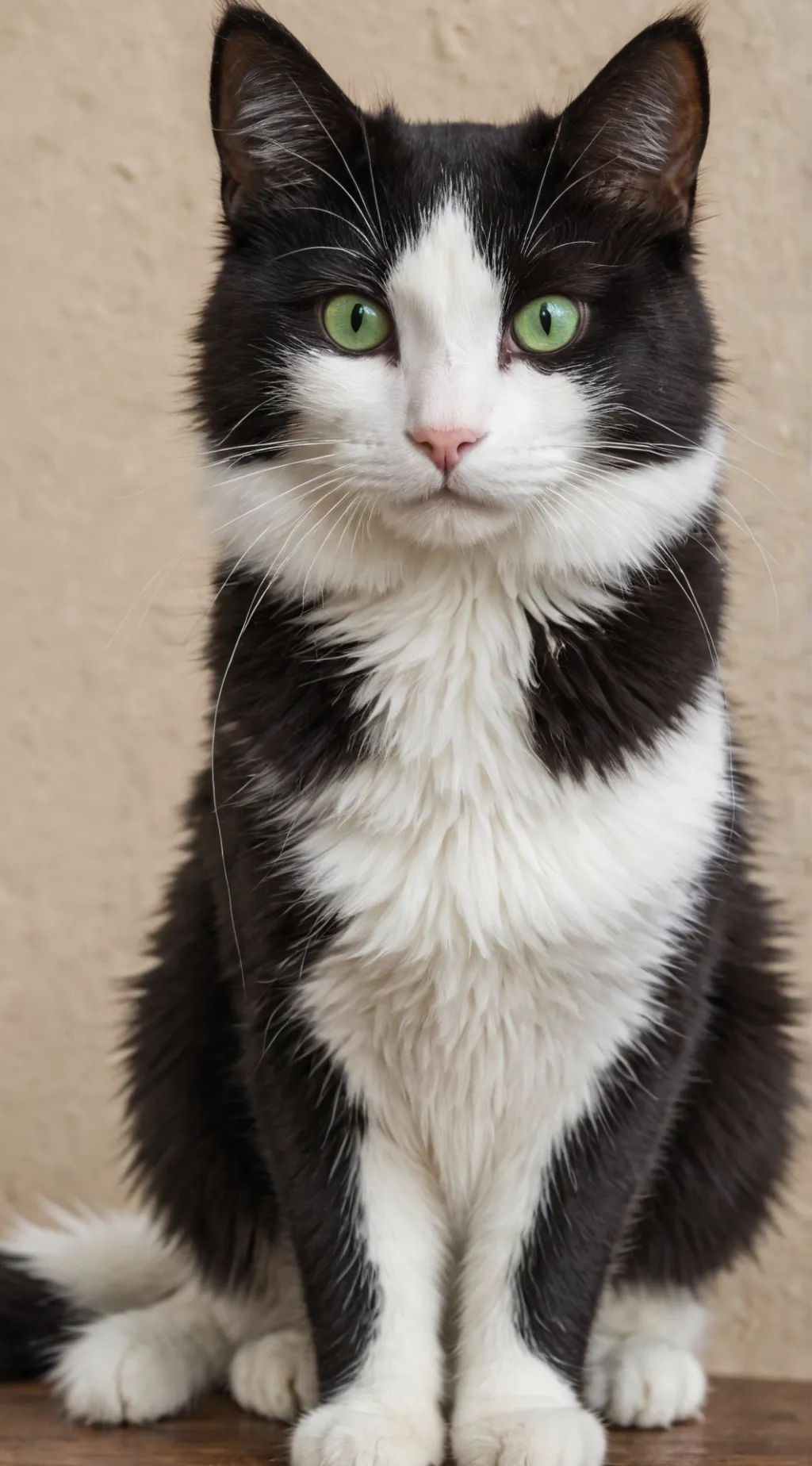 ai character: Mittens  background