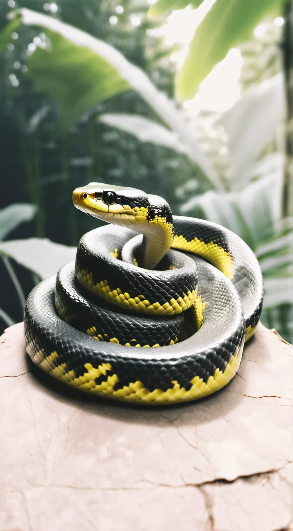 ai character: Snake background
