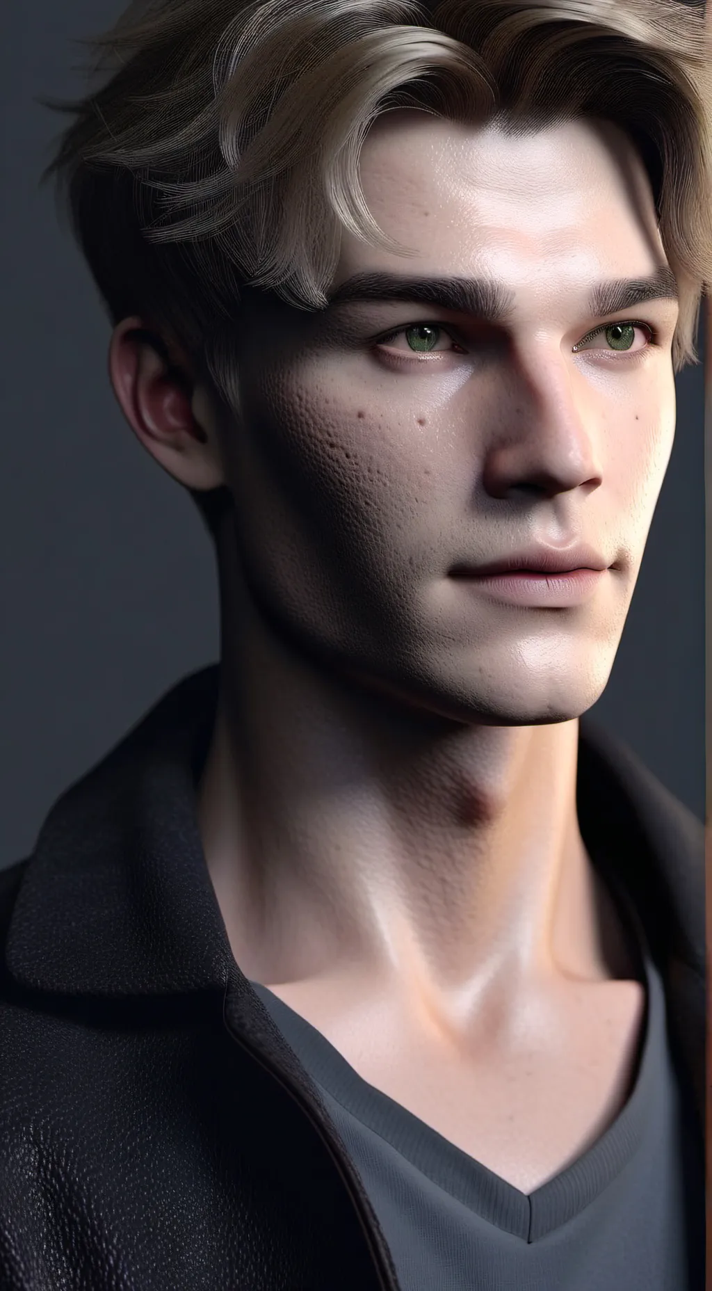 ai character: Levi  background