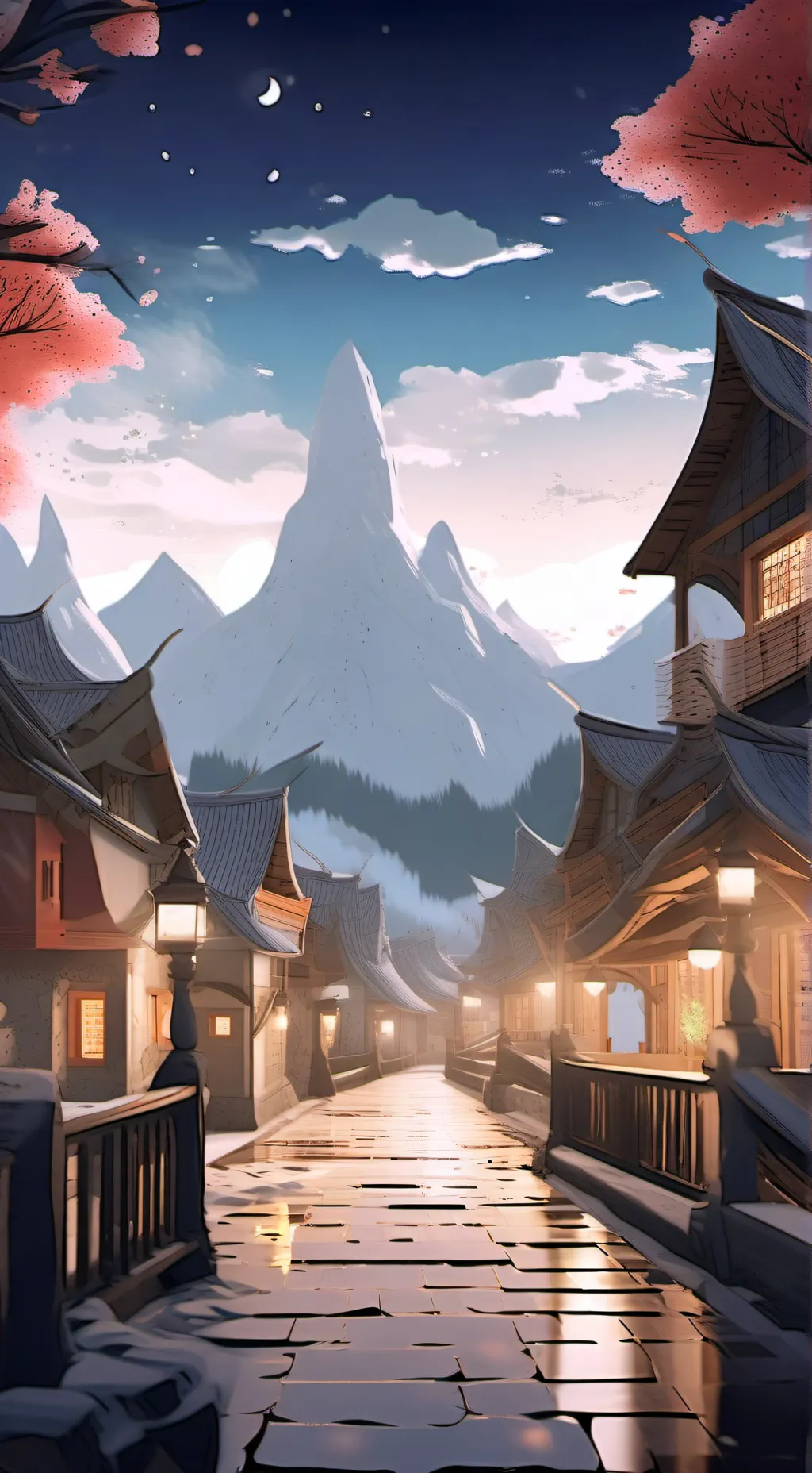 ai character: Moonflower background