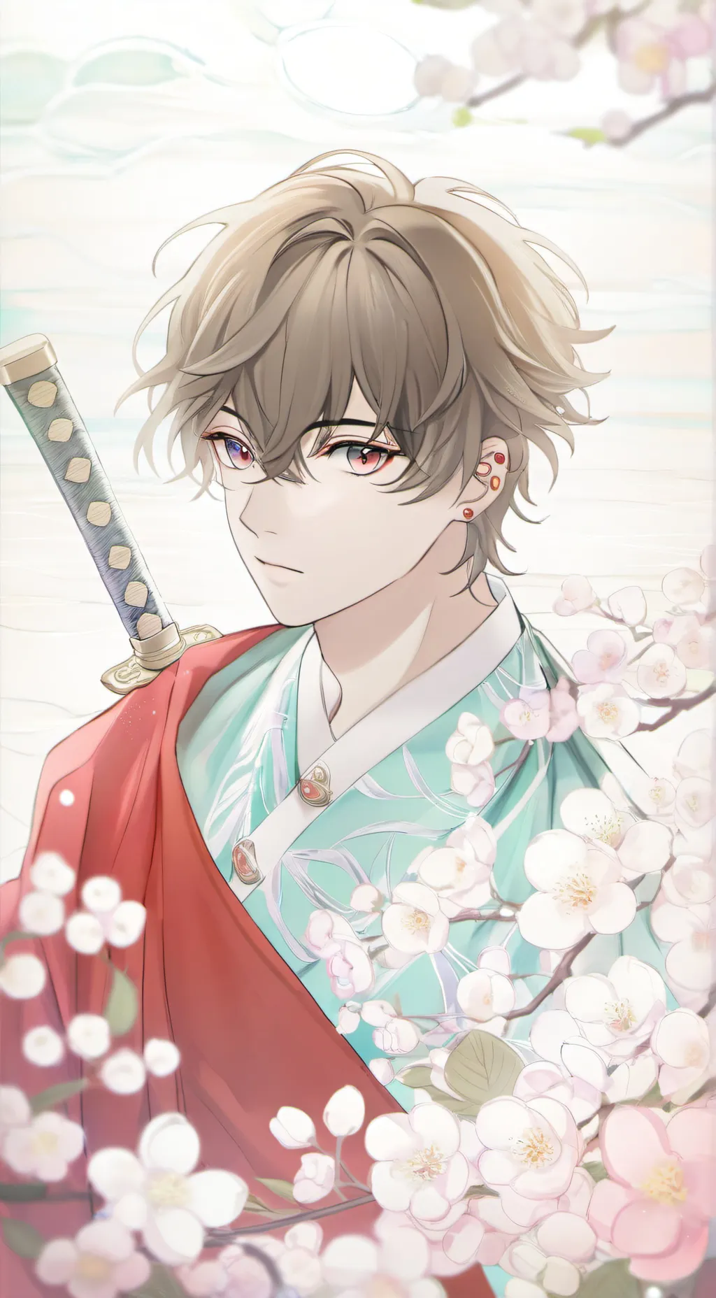 ai character: Demon slayer  background