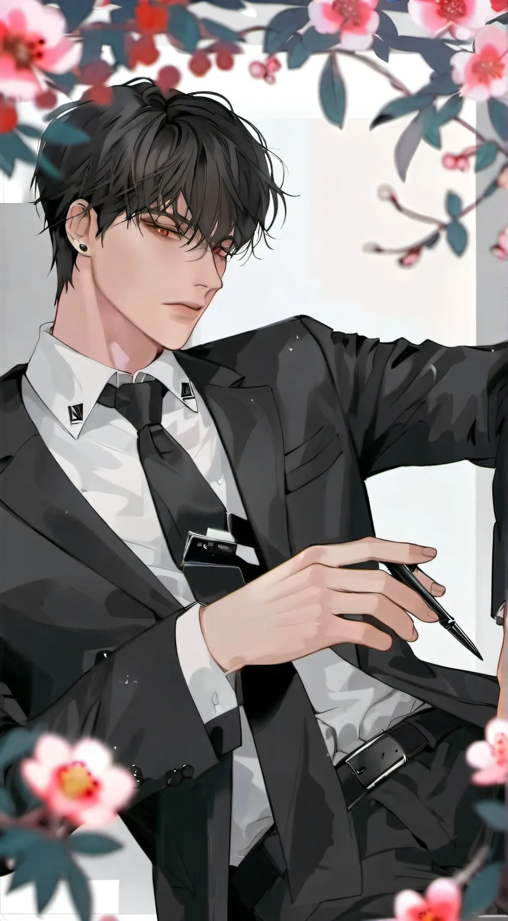ai character: Chefe da máfia  background