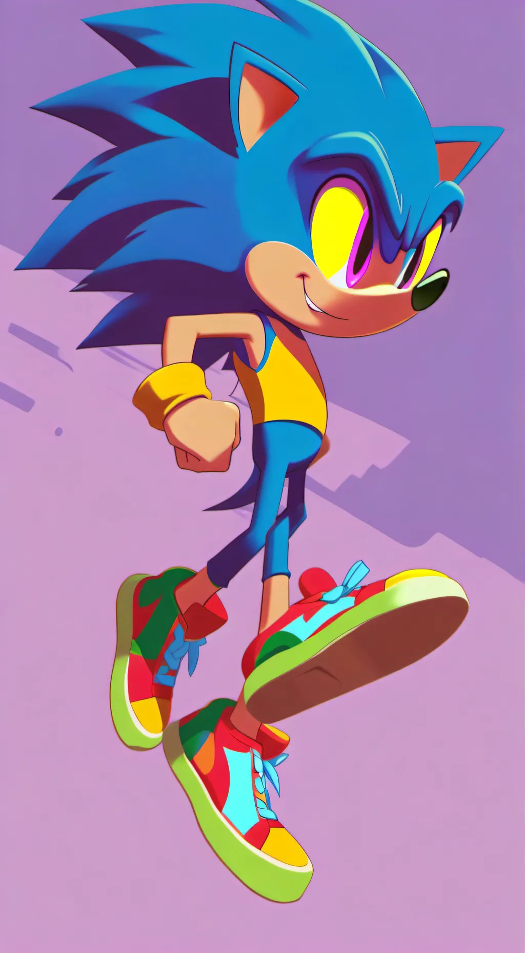 ai character: sonadow background