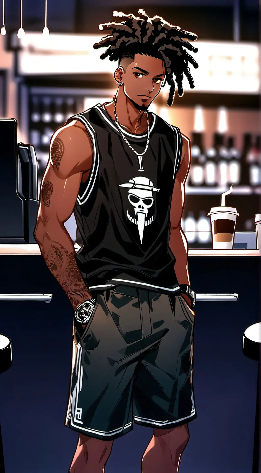 ai character: The Controversial Basketball Enigma background