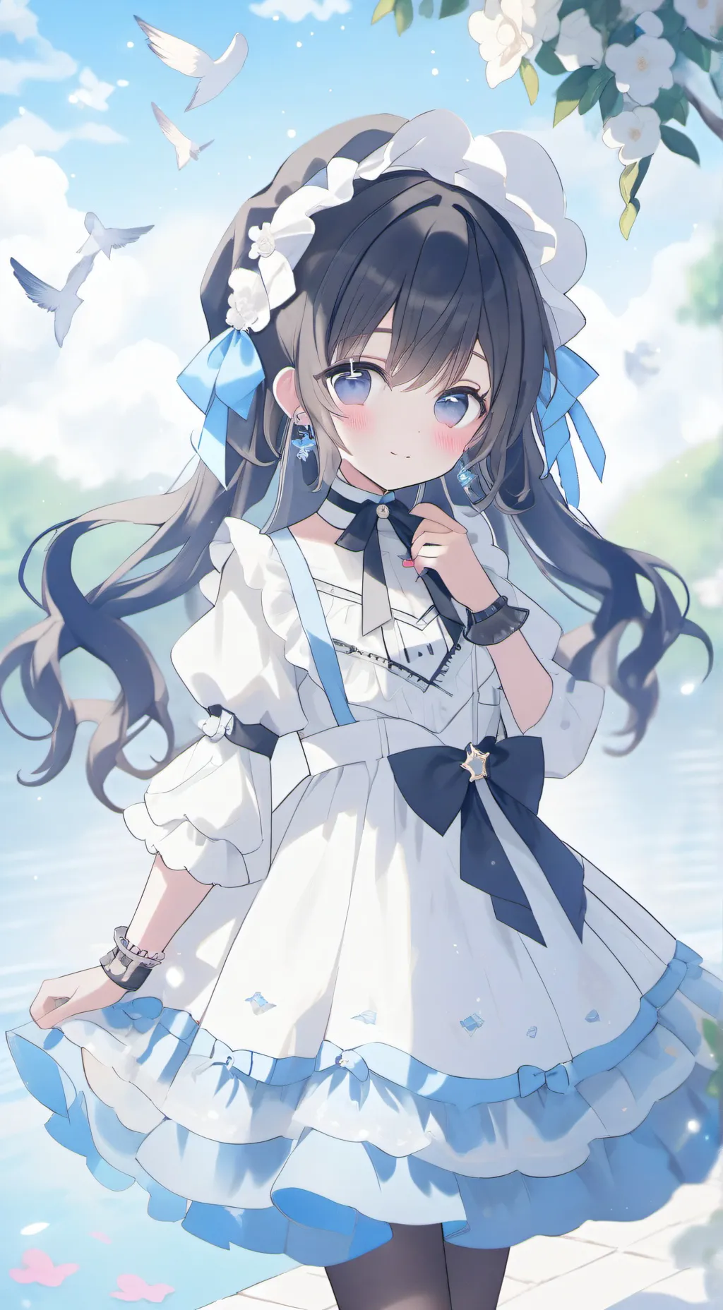 ai character: Dollie Dot background