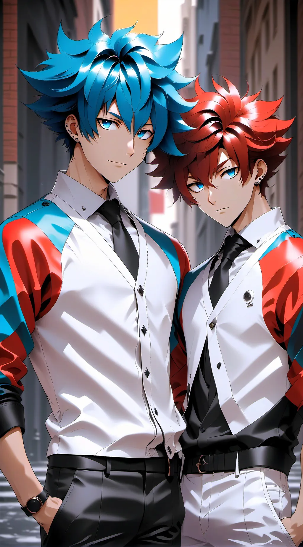 ai character: Lucas et Jules background