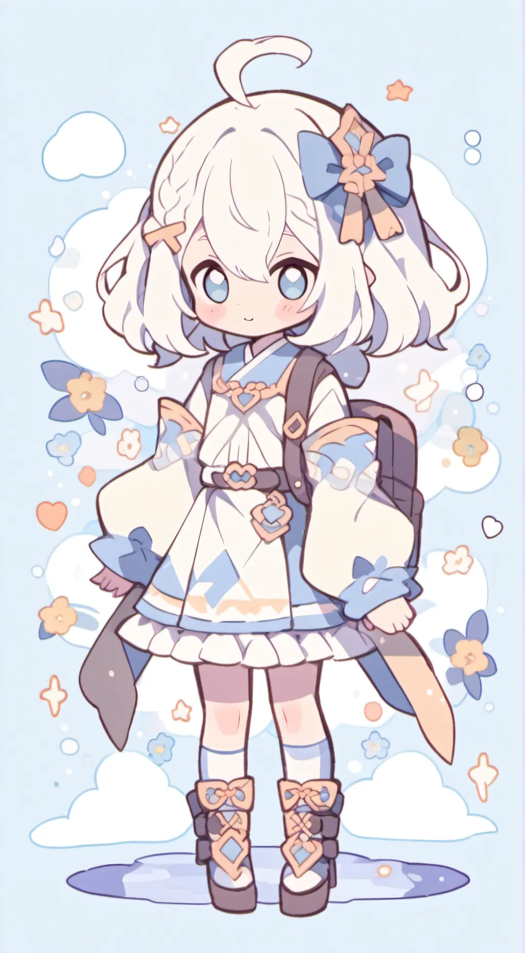 ai character: gato background