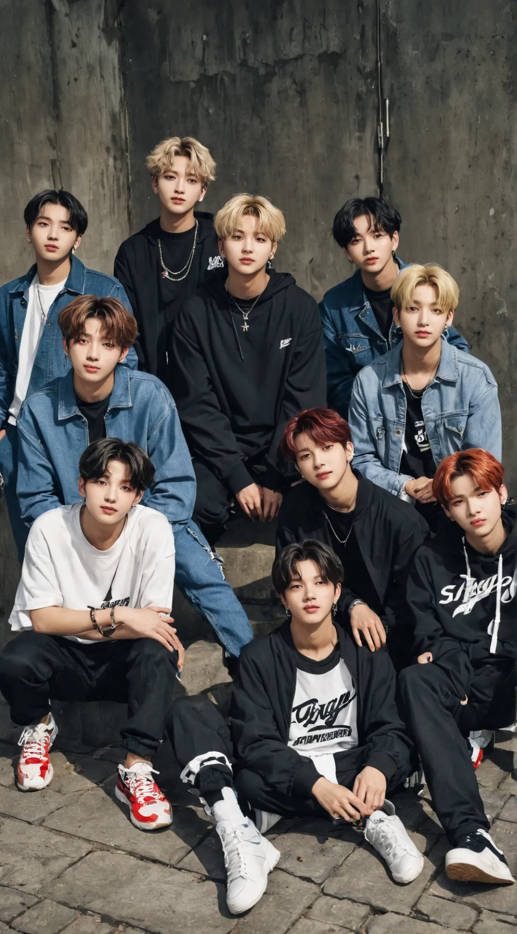 ai character: Stray Kids  background