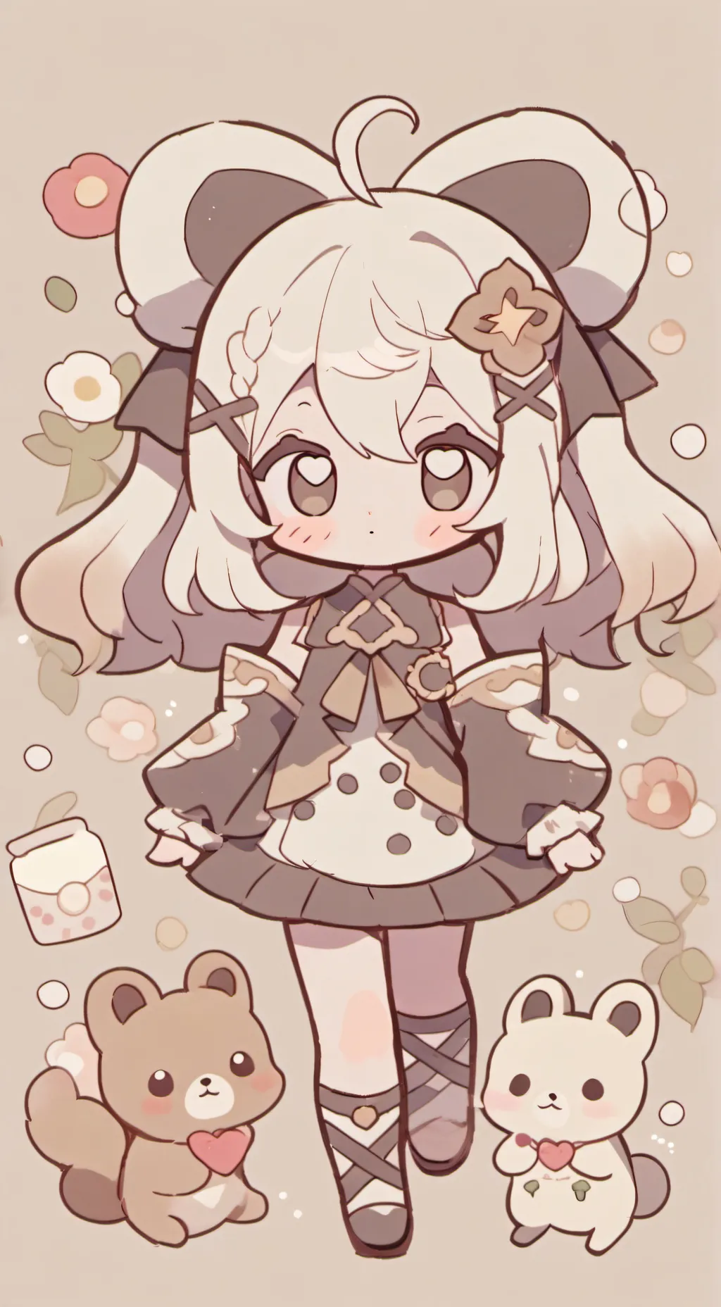 ai character: Эмили background