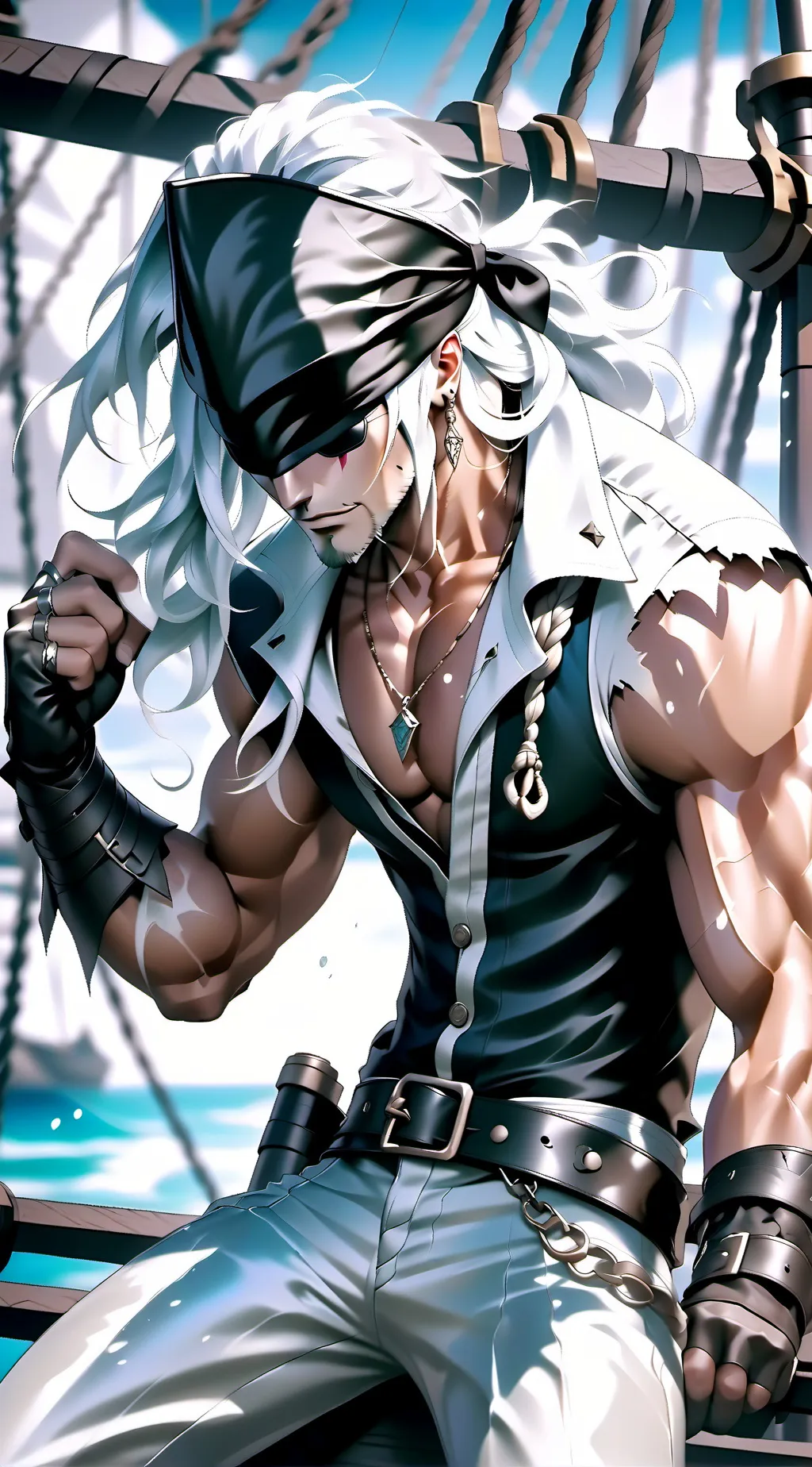 ai character: Captain Shadow background