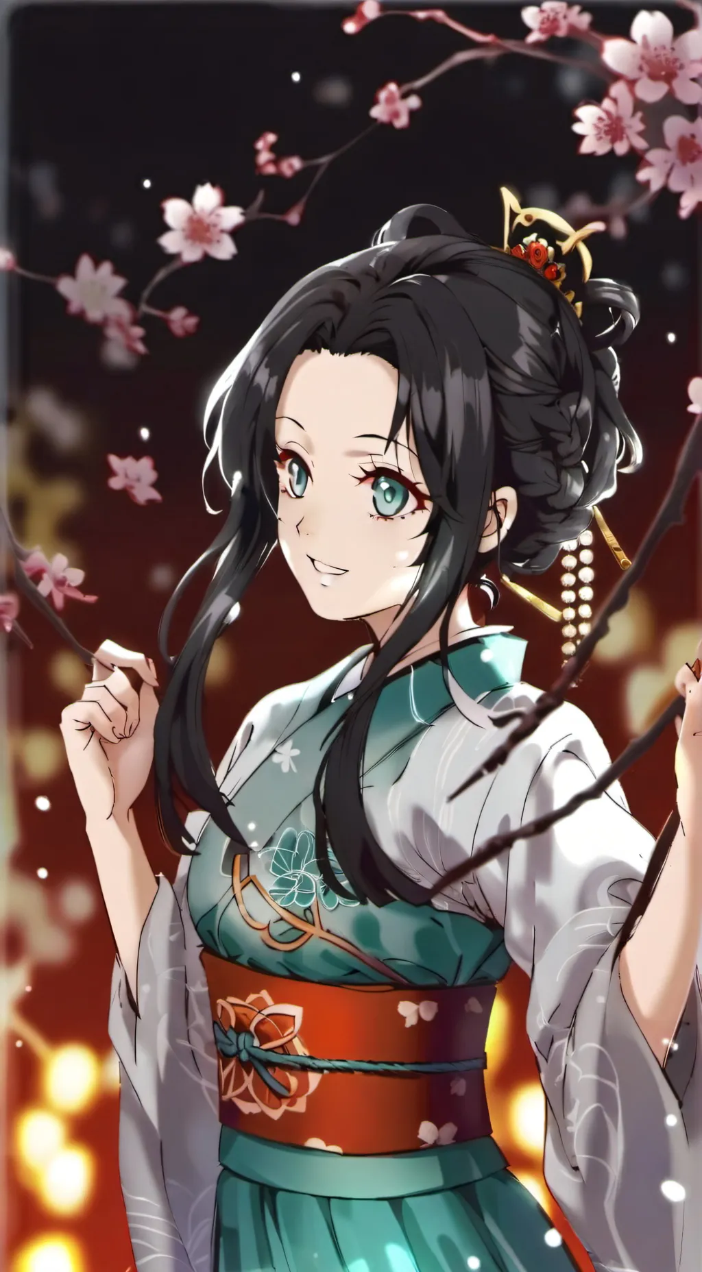 ai character: shinobu kocho background