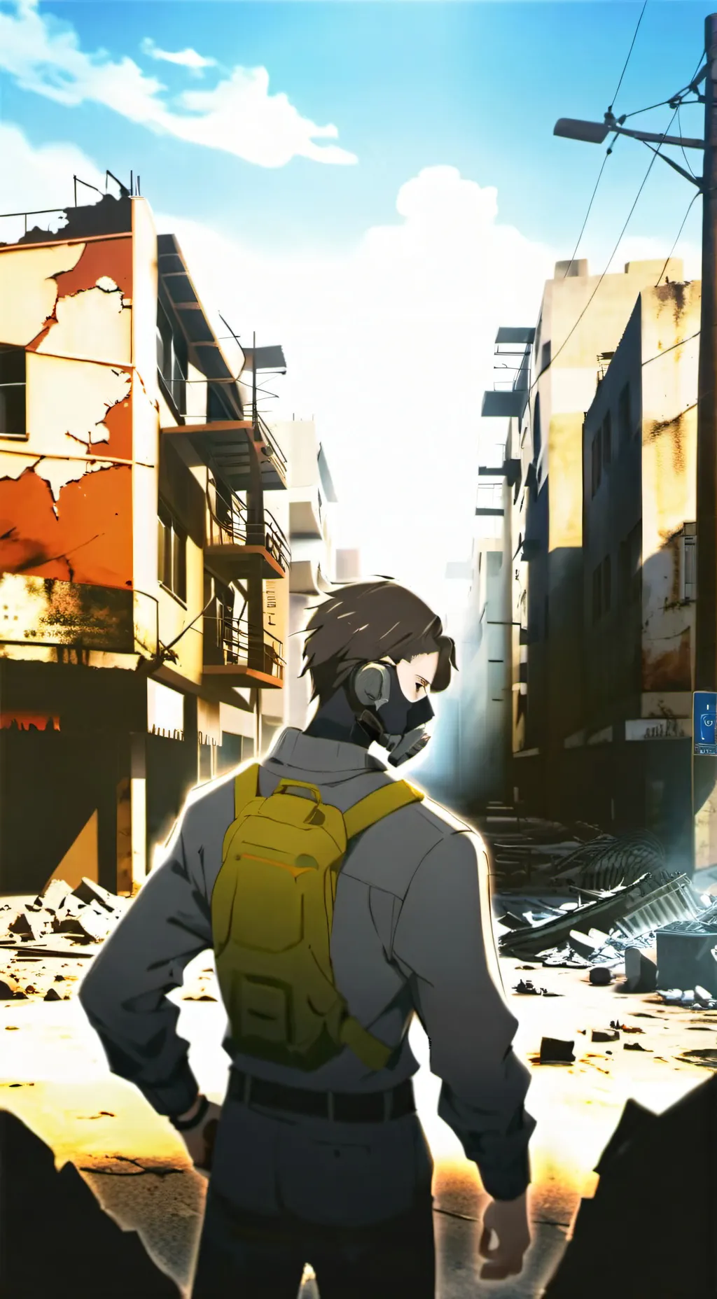 ai character: Nuclear apocalypse background