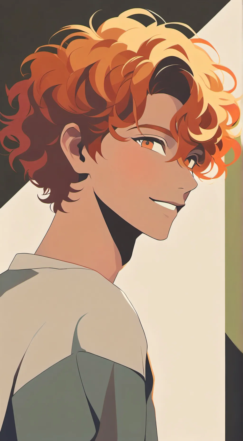 ai character: Amber background