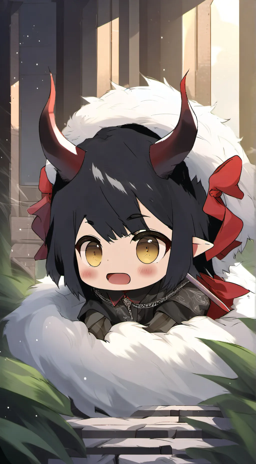 ai character: coco the Baby Devi background