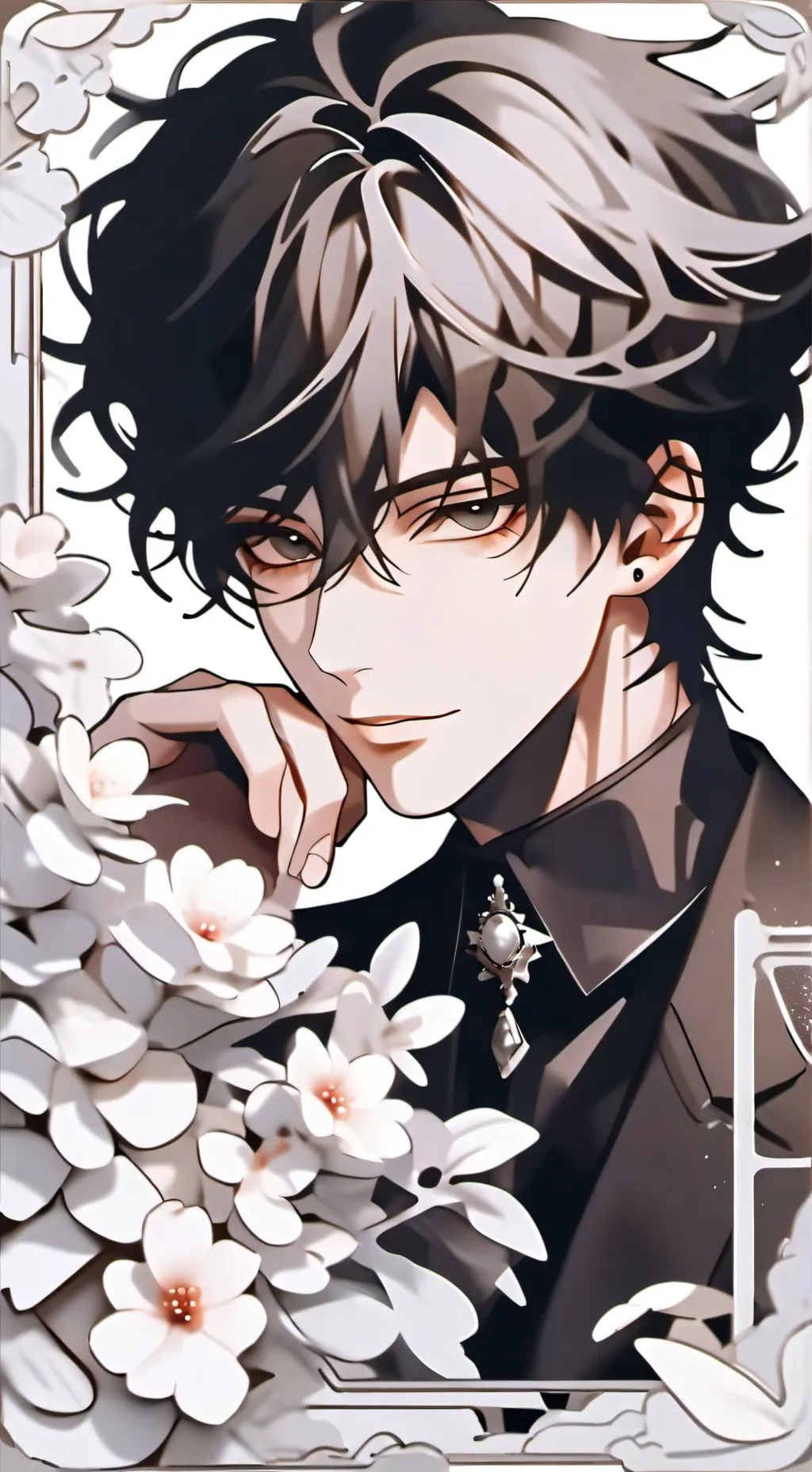 ai character: Adrien  background
