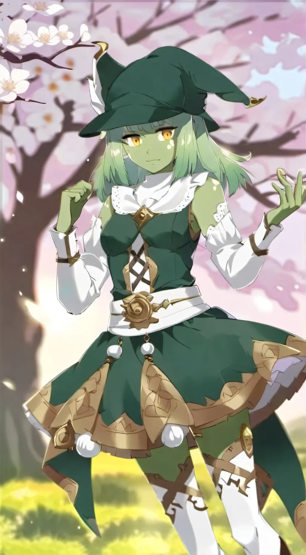 ai character: Amélia background