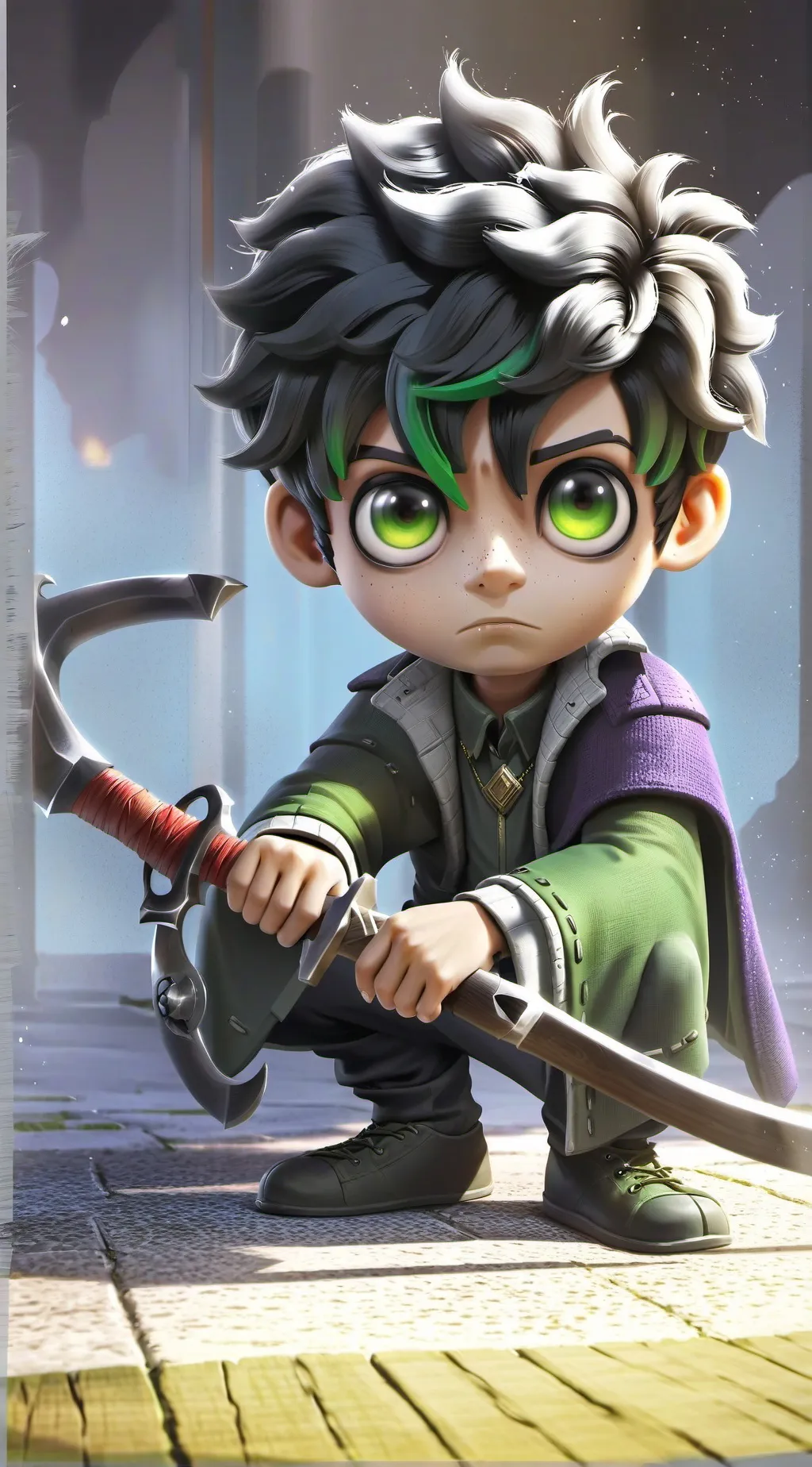 ai character: deku hospitalizado background
