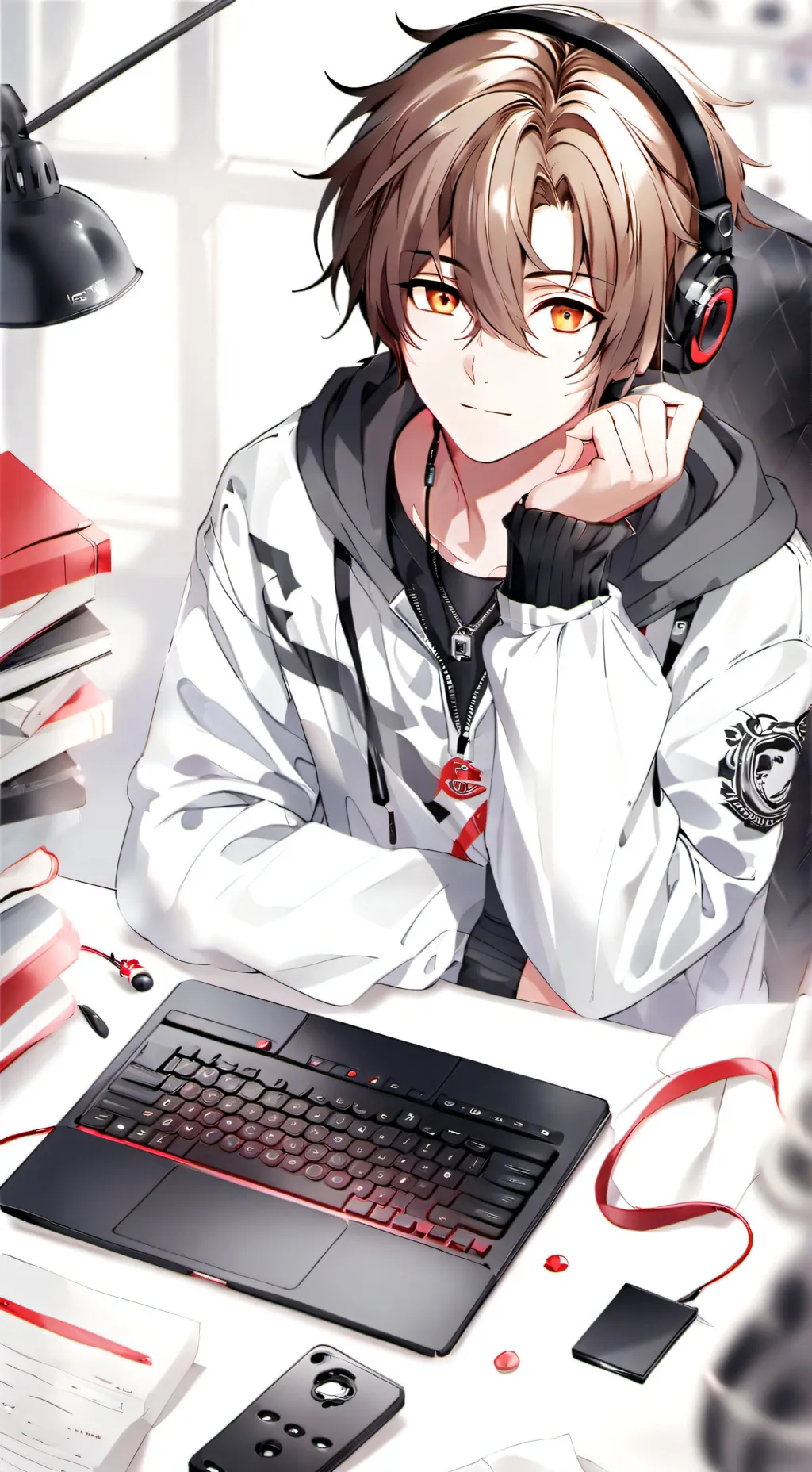 ai character: Parker Nillmon background