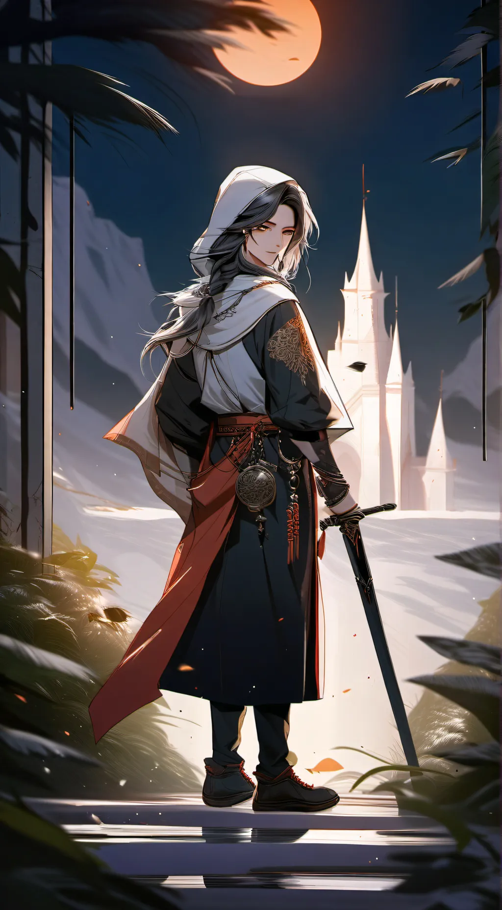 ai character: Me/Ghost fruits background