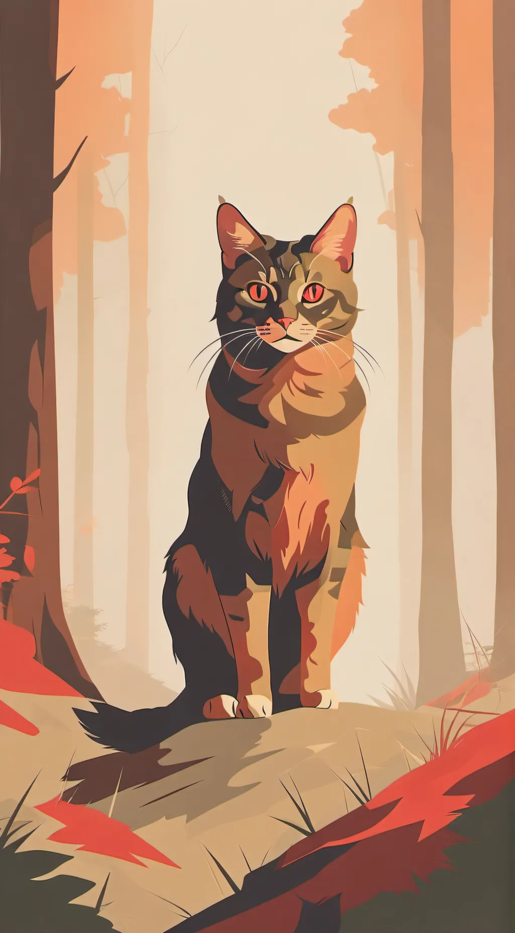 ai character: Sharptooth(OC) background