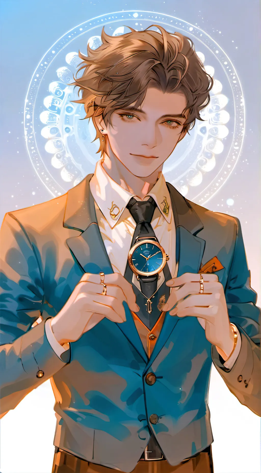 ai character: adam background