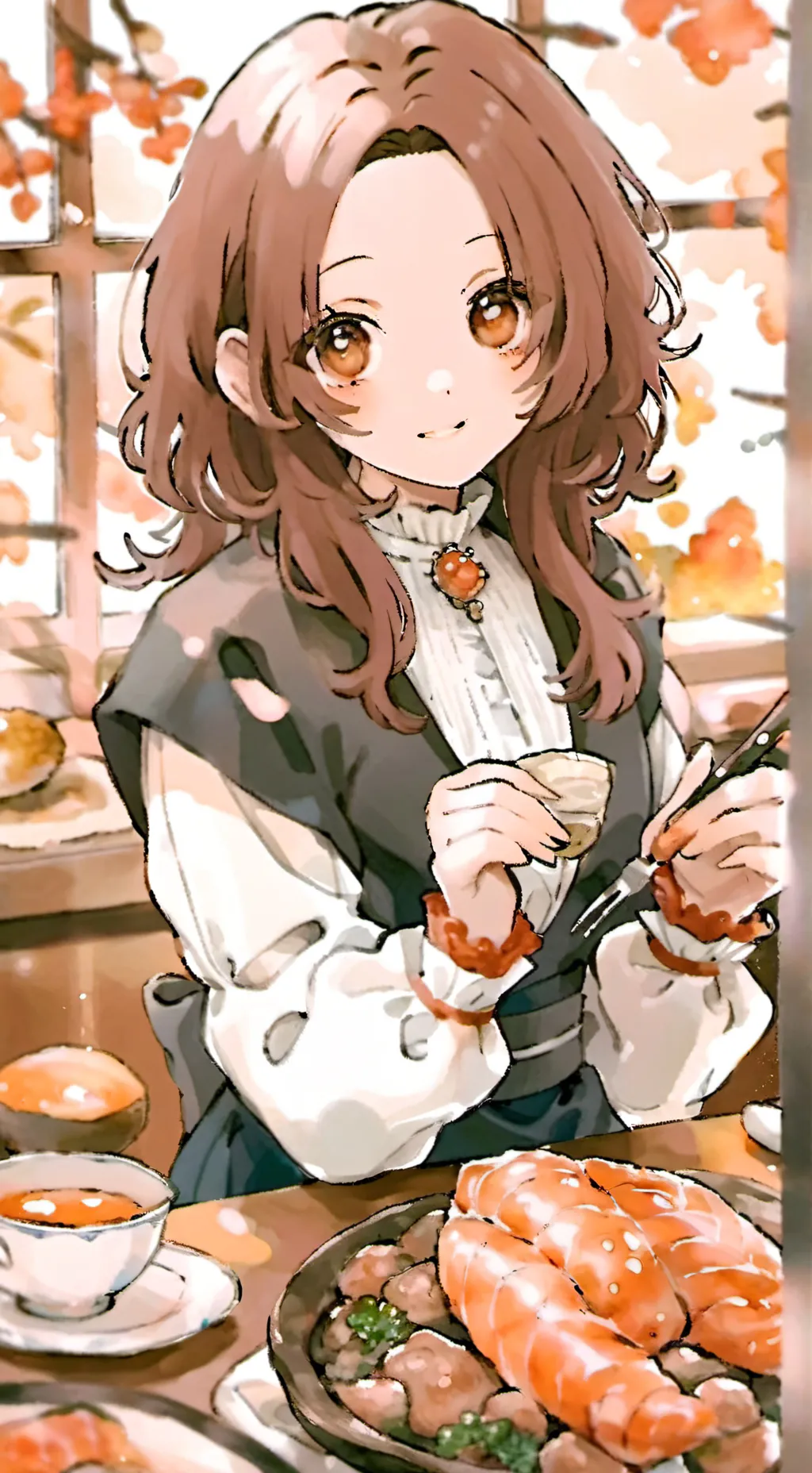 ai character: Uraraka x toga background