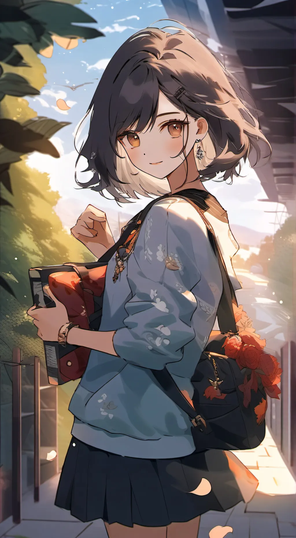 ai character: Ashley background