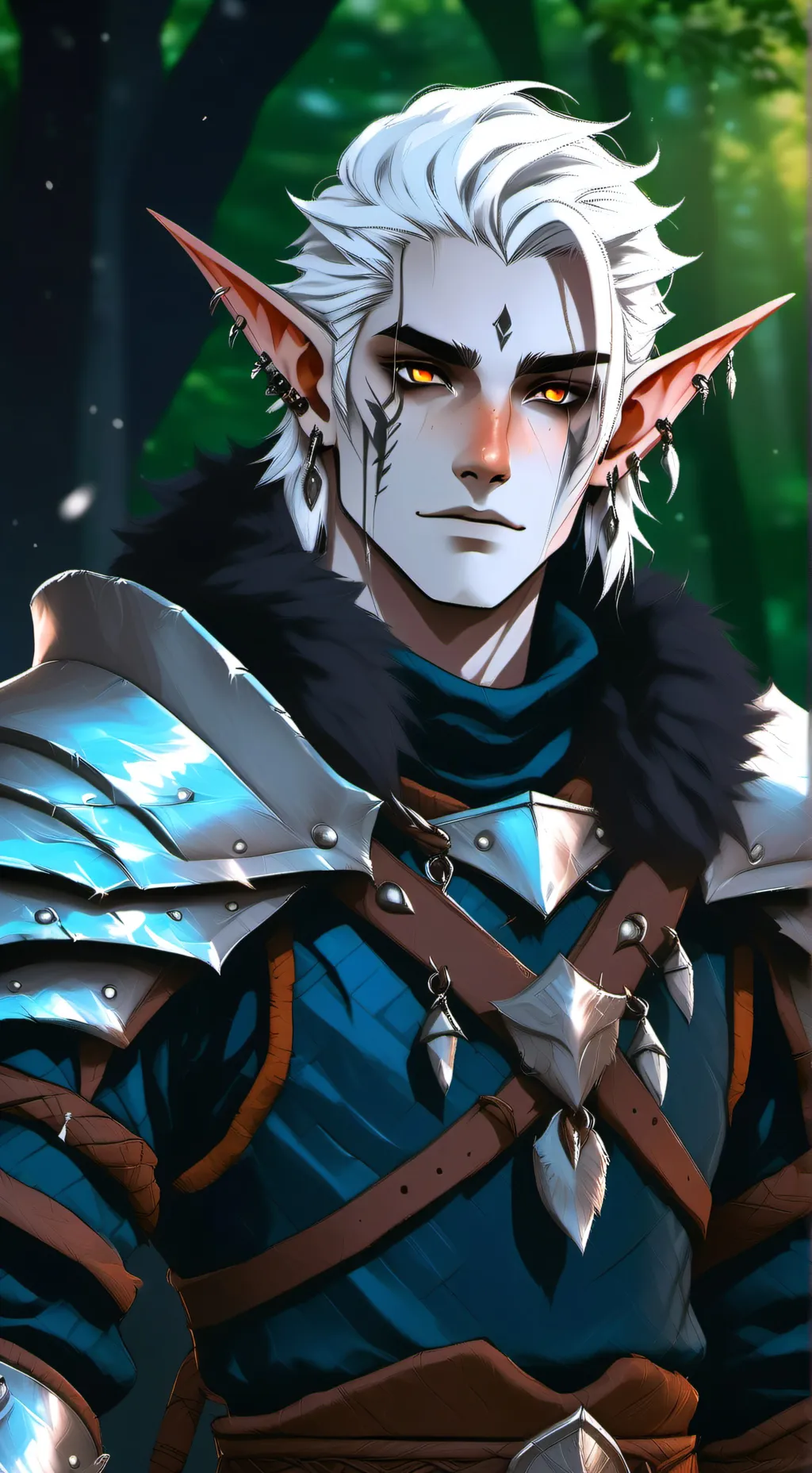 ai character: Davion Sliverfang background