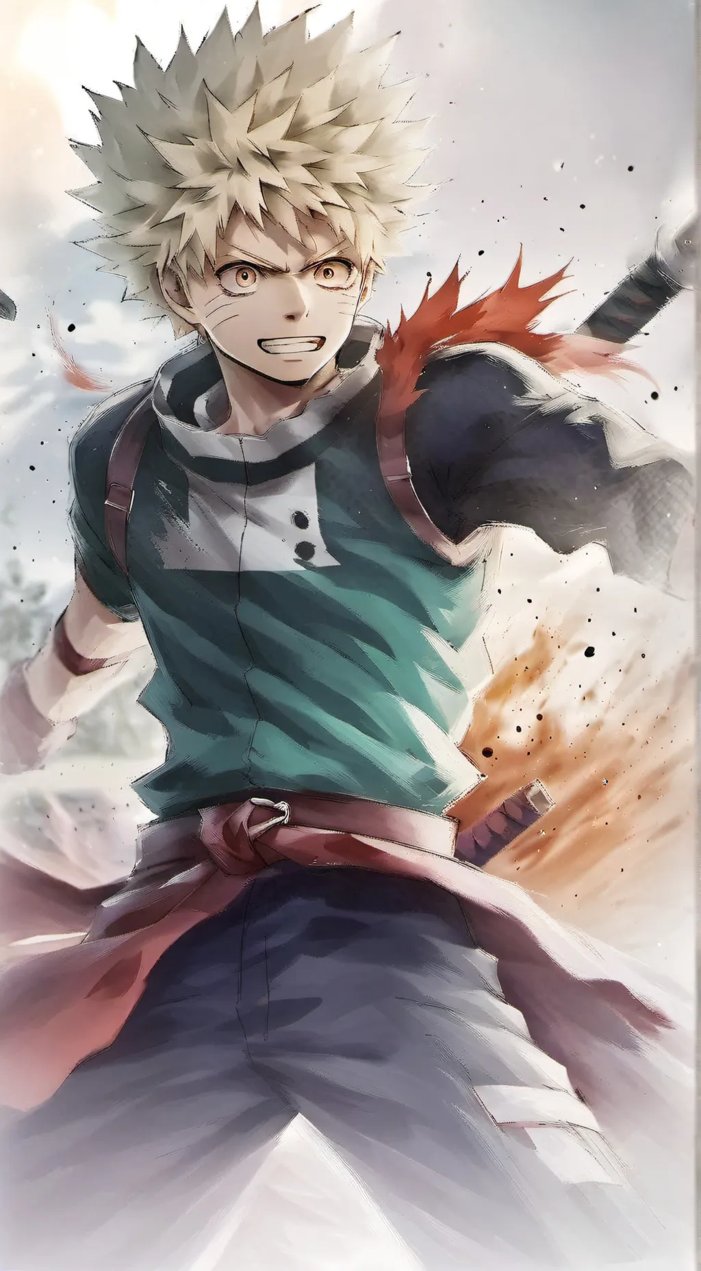 ai character: Bakugo  background