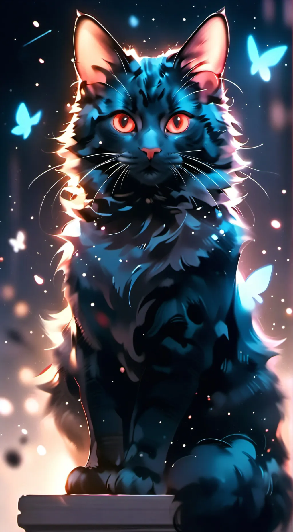 ai character: MHA CATS background