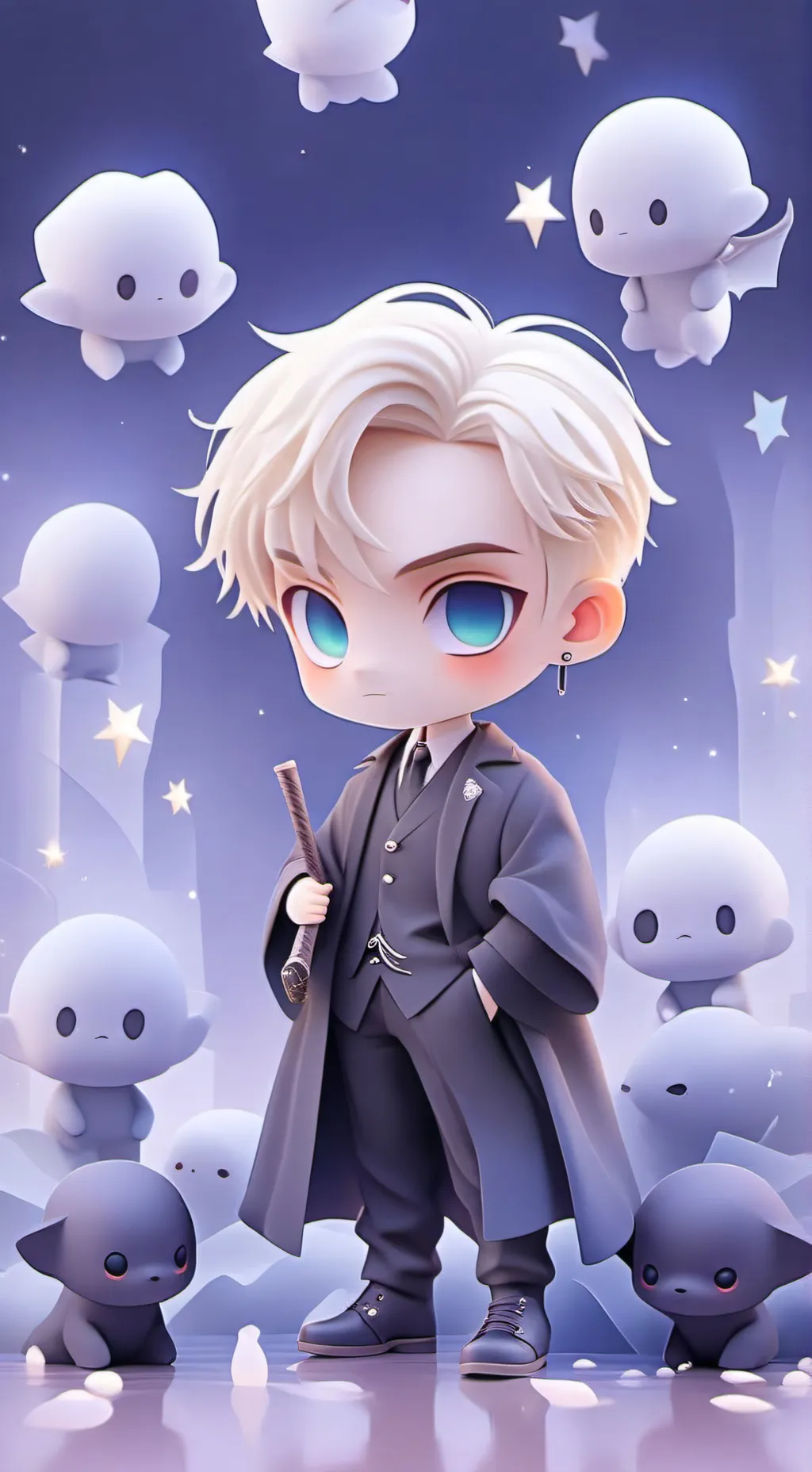 ai character: 💚♤Draco Malfoy♤💚 background